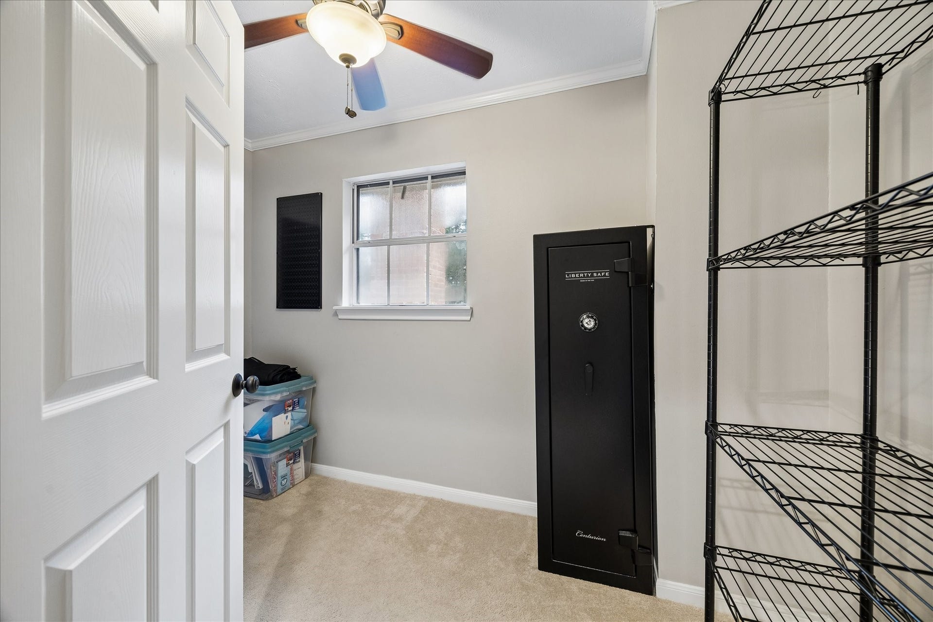 2411 Kings Lodge Drive, Kingwood, TX 77345 HUGE walk in closet with a window is great for convenient storage or could even be converted to an additional room upstairs to be used as a 5th bedroom, workout room, office etc.