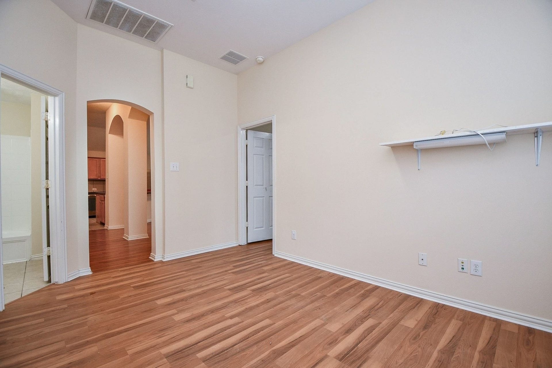 Game room or lounge with access to the other 2 bedrooms