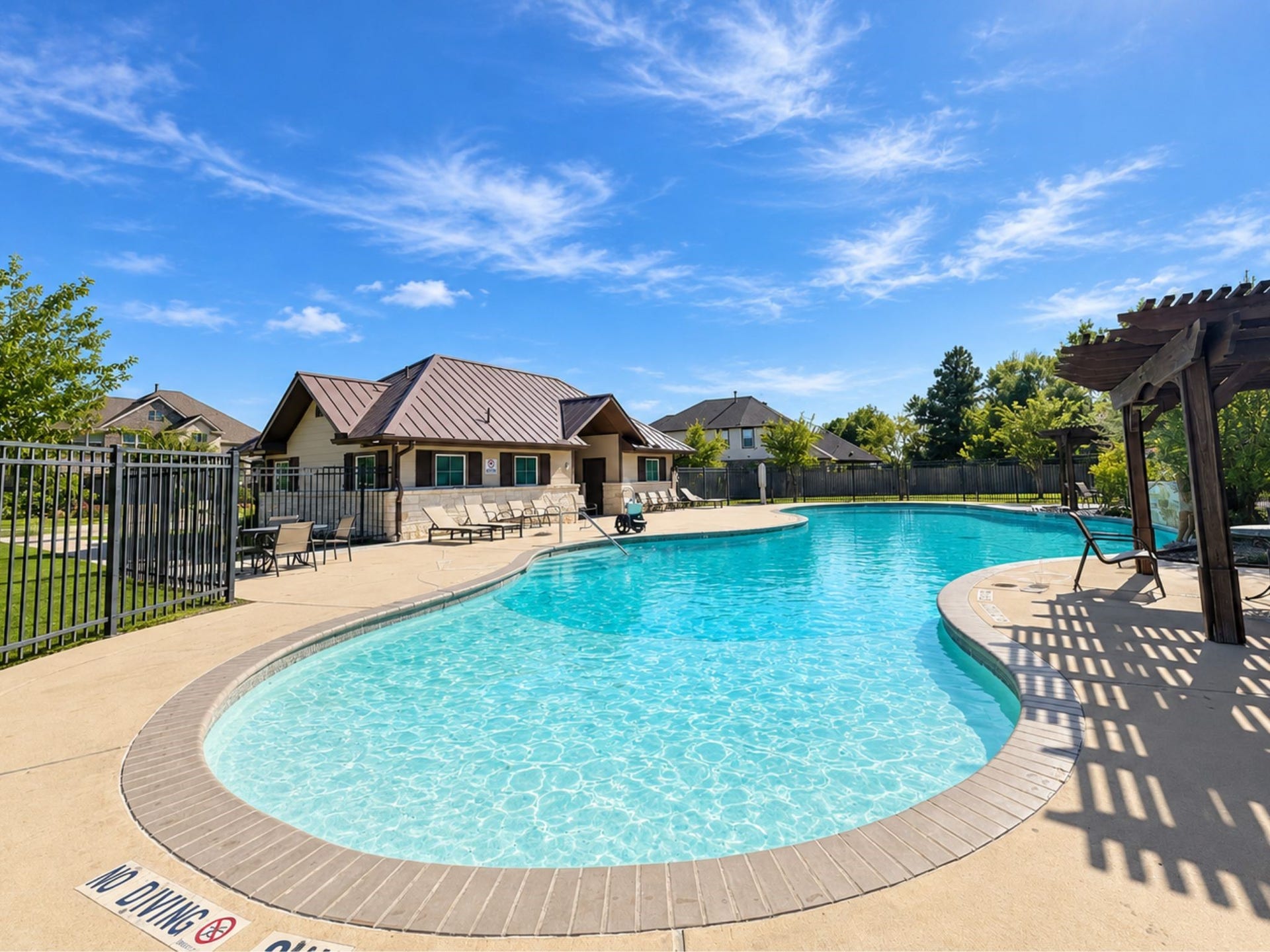 322 Westlake Terrace Drive, Conroe, TX 77304 Community Pool is steps away from your front porch!
