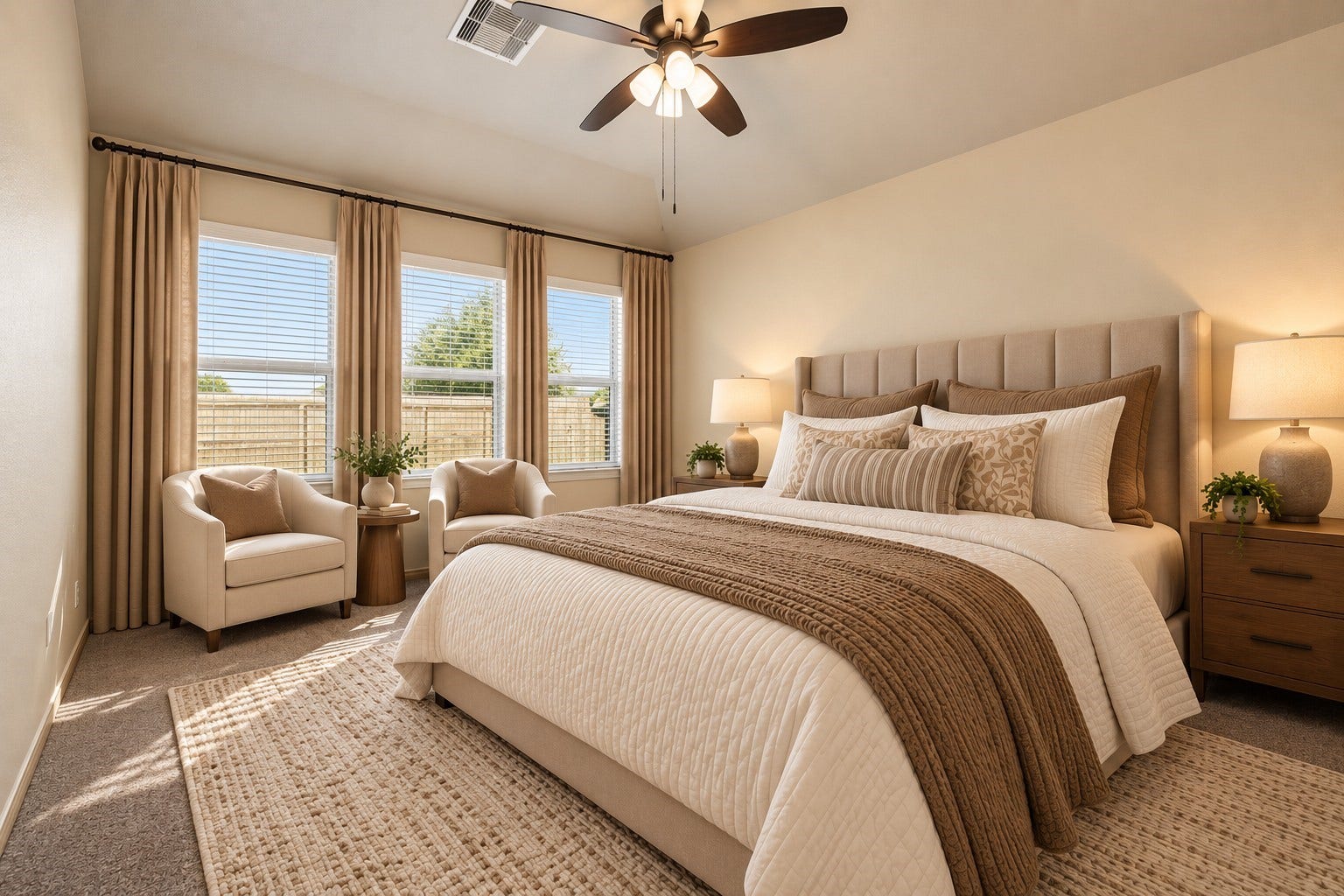 5407 Roaring Peaks Lane, Katy, TX 77449 Primary BedroomVirtually Staged