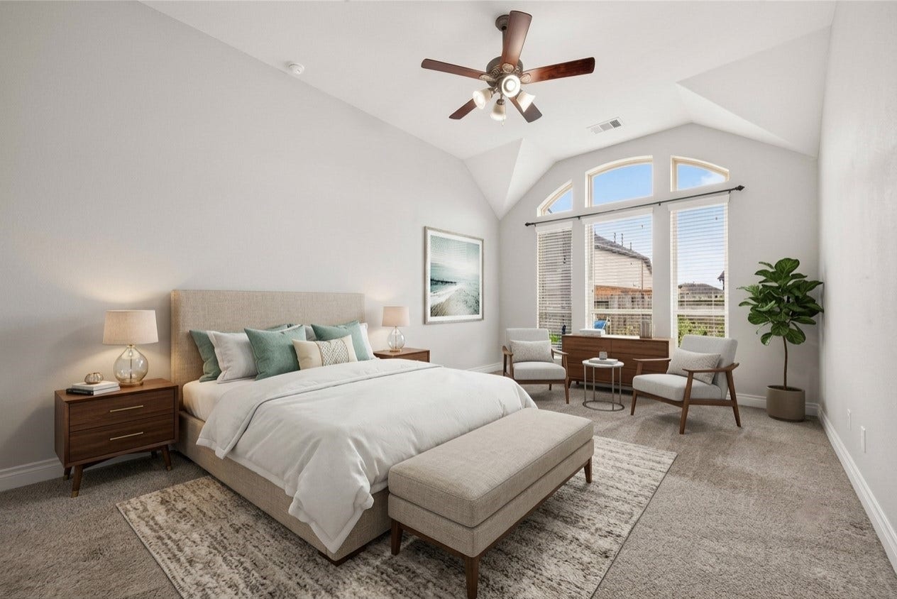 23335 Peareson Bend Lane, Richmond, TX 77469 This photo has been virtually staged using AI for illustrative purposes only. Furnishings and dcor shown are not included with the property.