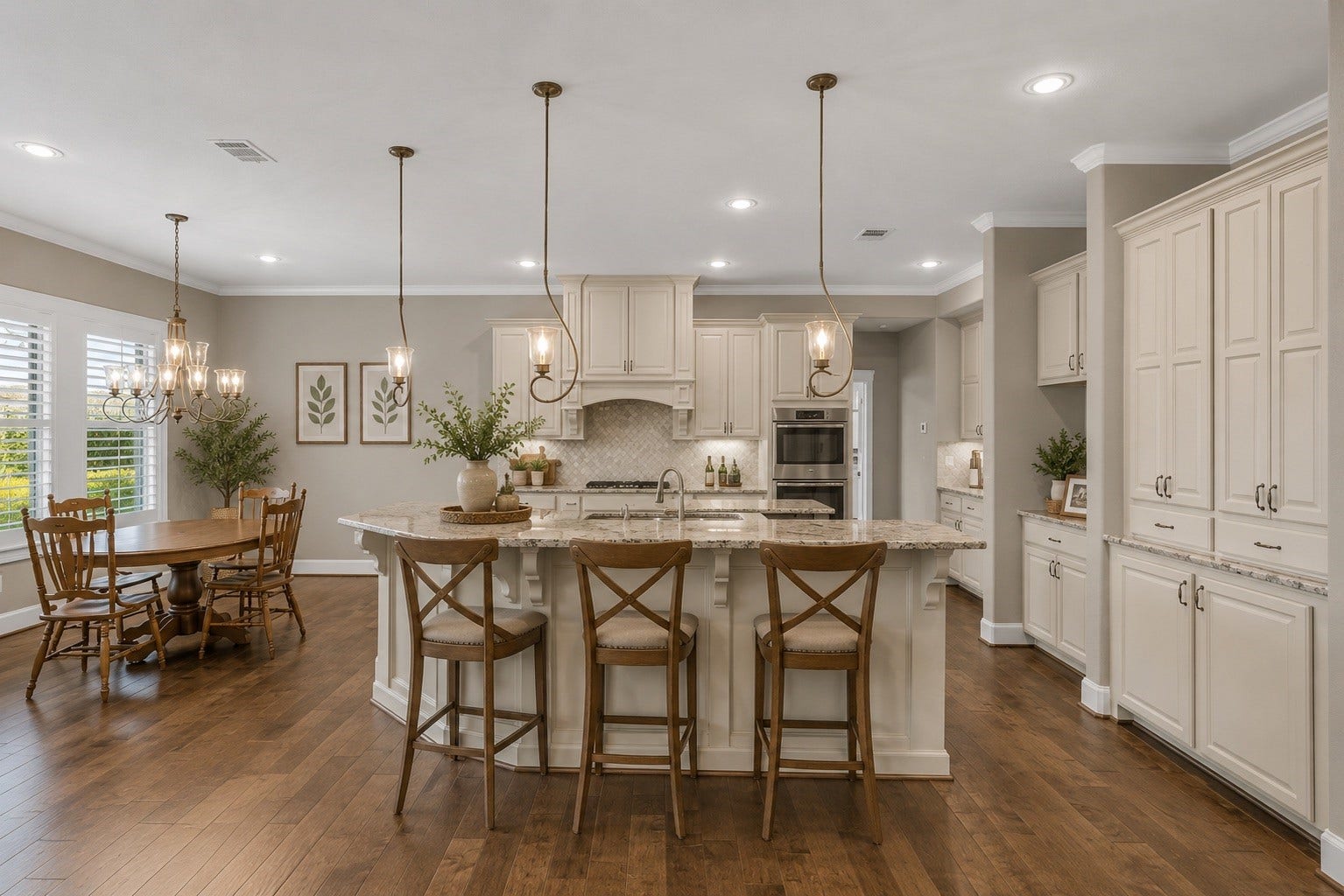 118 Pine Bluff Drive, Montgomery, TX 77356 *Virtually staged breakfast bar*