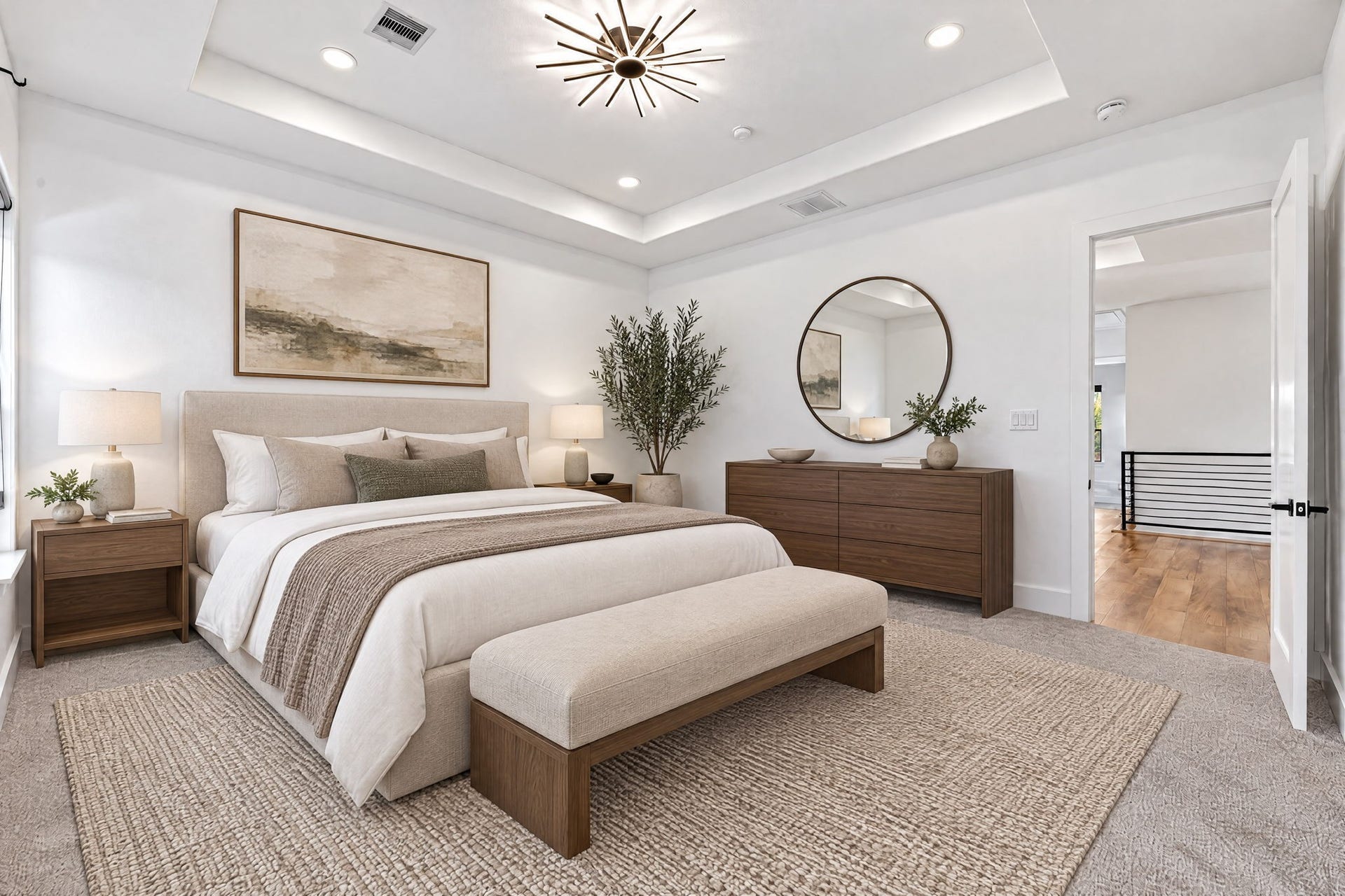 2420 Sumpter Street, Houston, TX 77026 Virtually Staged Primary Bedroom