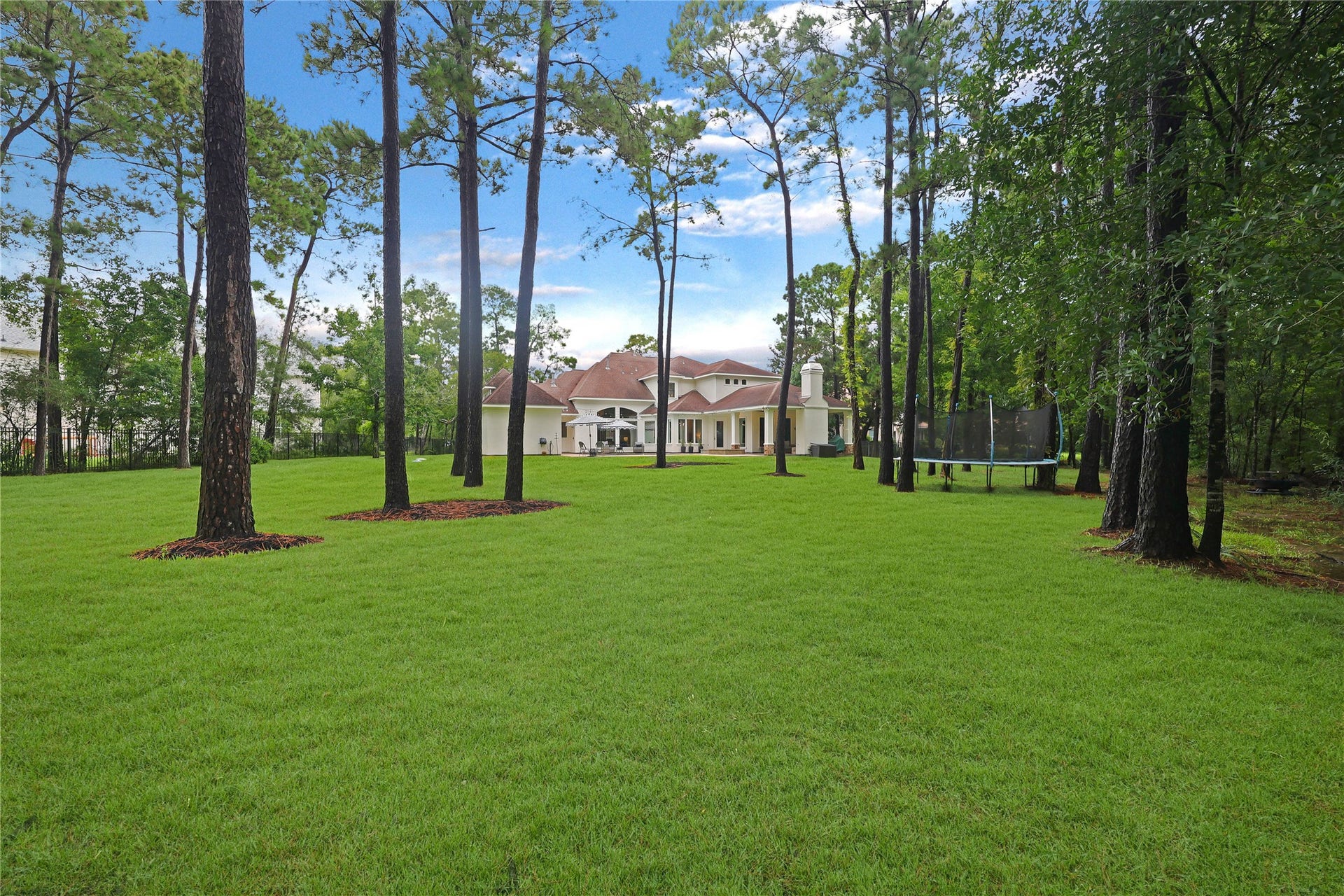 3810 Benders Lane, Spring, TX 77386 Unwind in the beautifully appointed backyard with no rear neighbors.