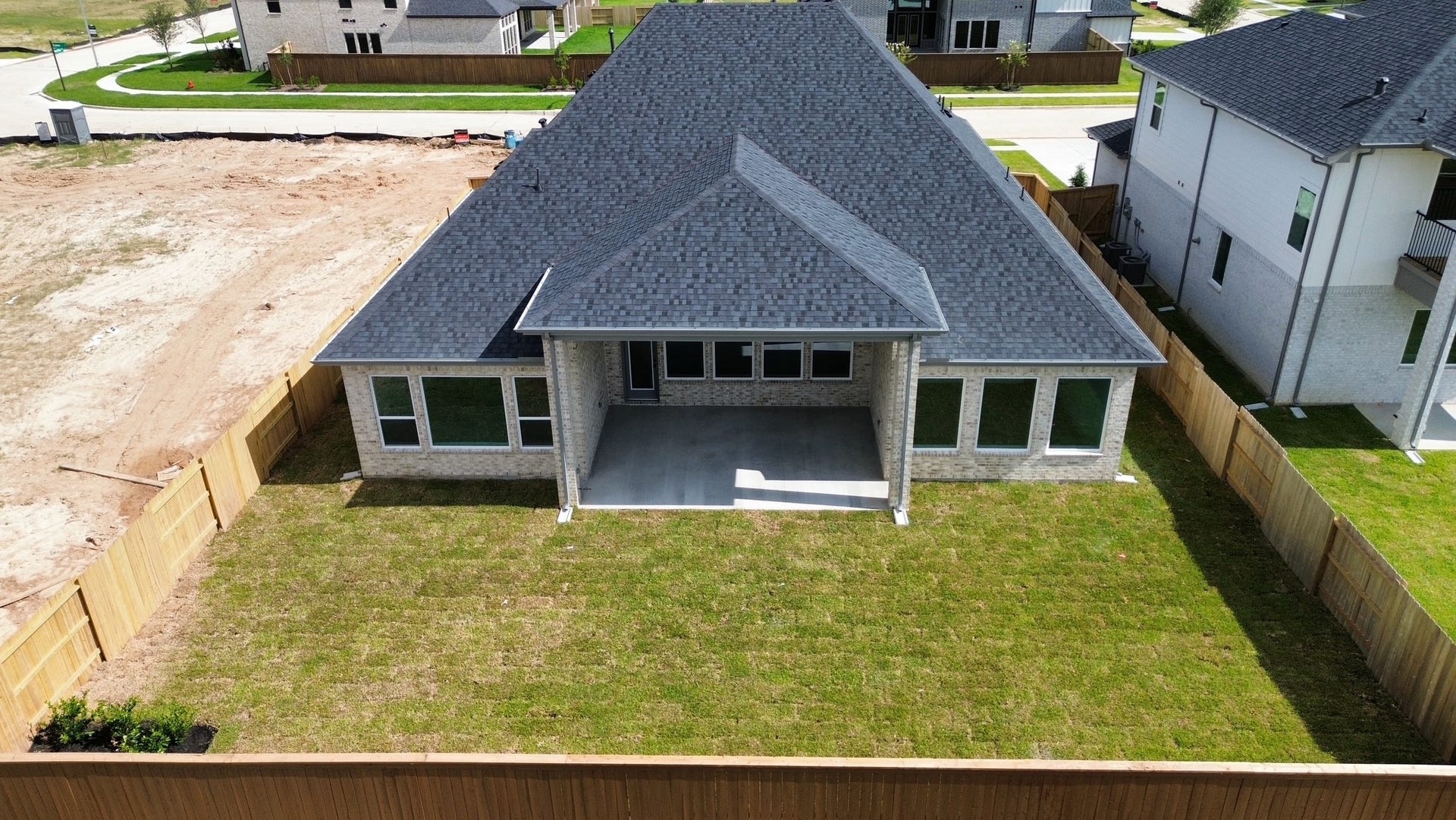 25607 Brawner Drive Drive, Katy, TX 77493 No shared neighbor fence!