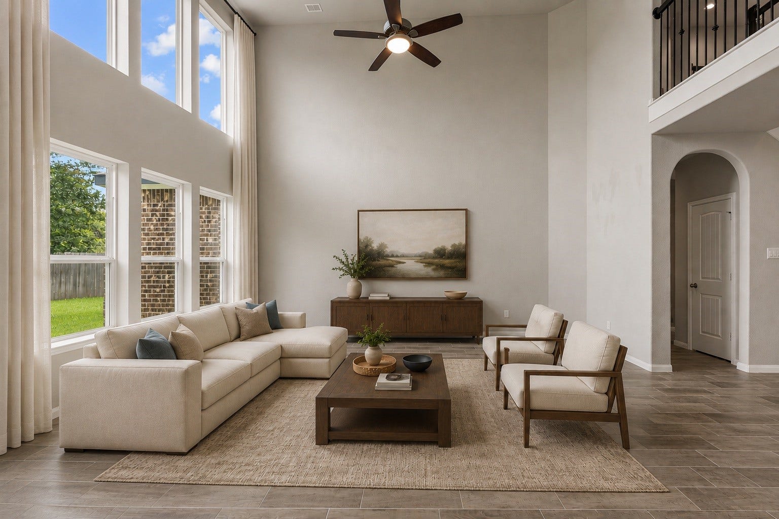 314 Arbor Ranch Circle, Richmond, TX 77469 Virtually staged - living room