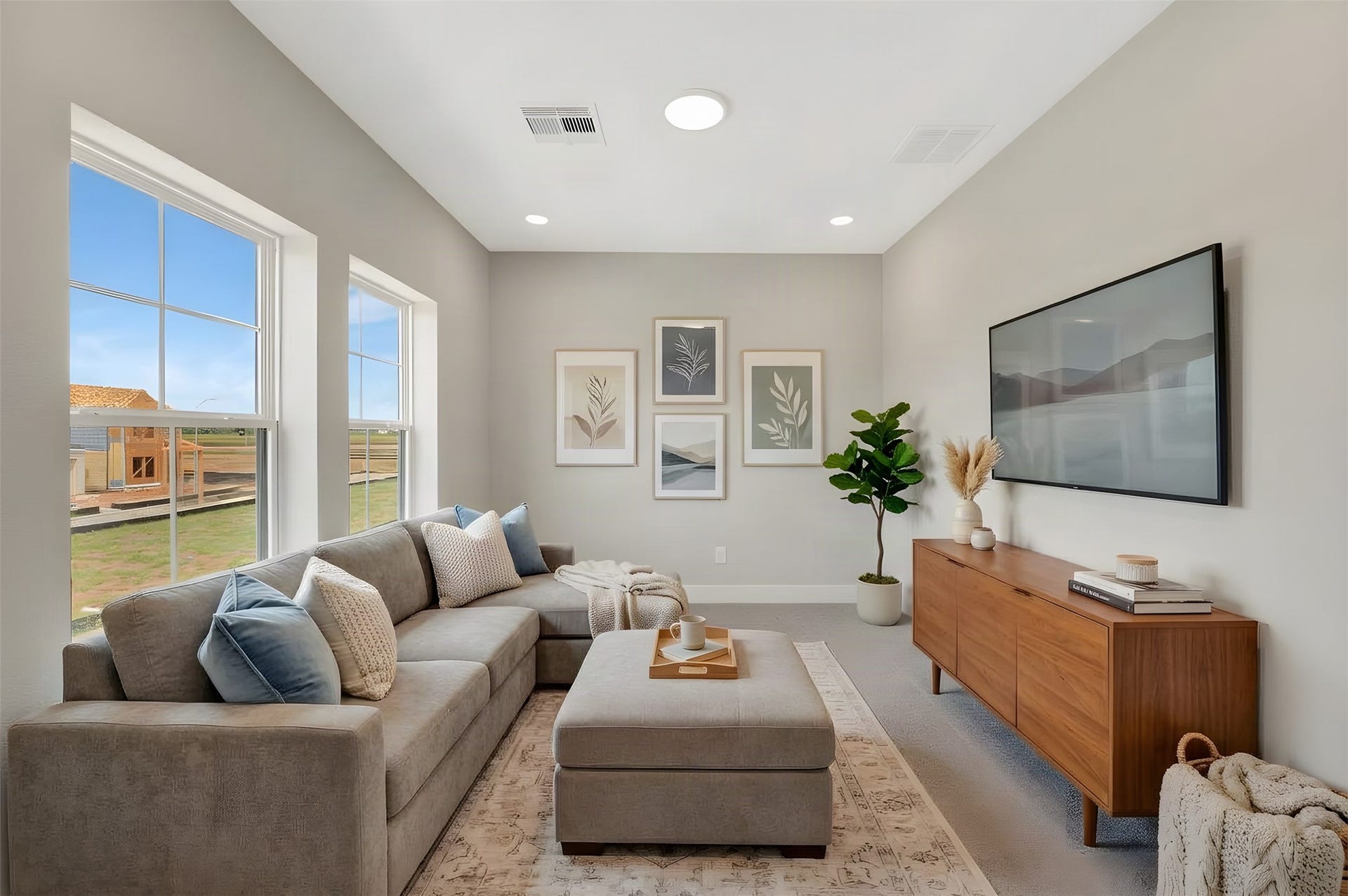 Virtually staged to give you the visual you need to see furniture placement and how the home can live.