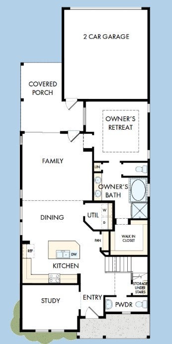 The success of a floor plan is the way you can move through itYoull be amazed at how well this home livesWe call it traffic patterns.