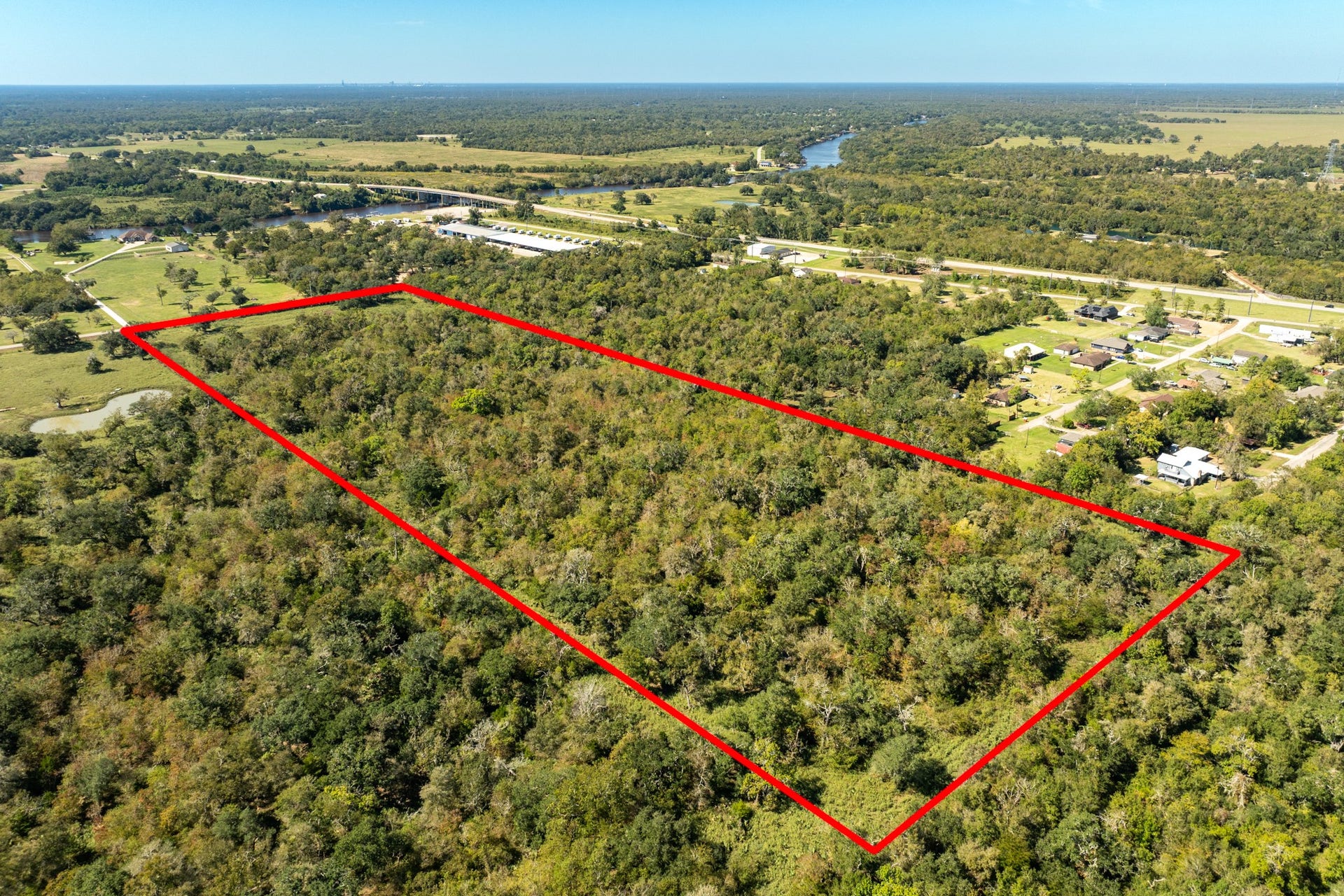 0 County Road 510/County Road, Brazoria, TX 77486 Property lines estimated-not deemed to be exact. Buyer to verify.