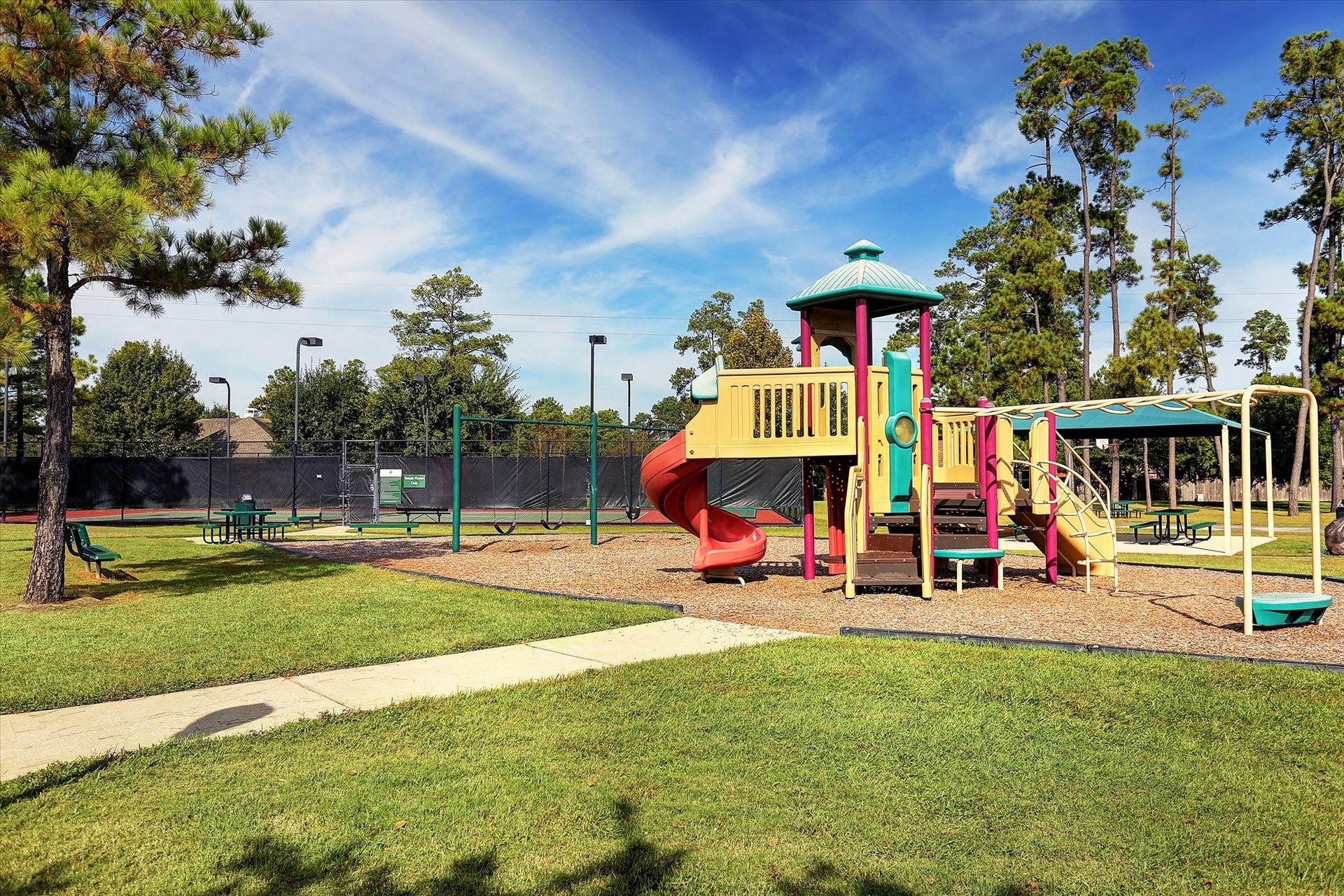 14407 Spanish River Lane, Cypress, TX 77429 There's more to love beyond your own backyard! Spend an afternoon at the neighborhood playground, enjoy a game of tennis, or simply get outside and make the most of a beautiful day in Northlake Forest.