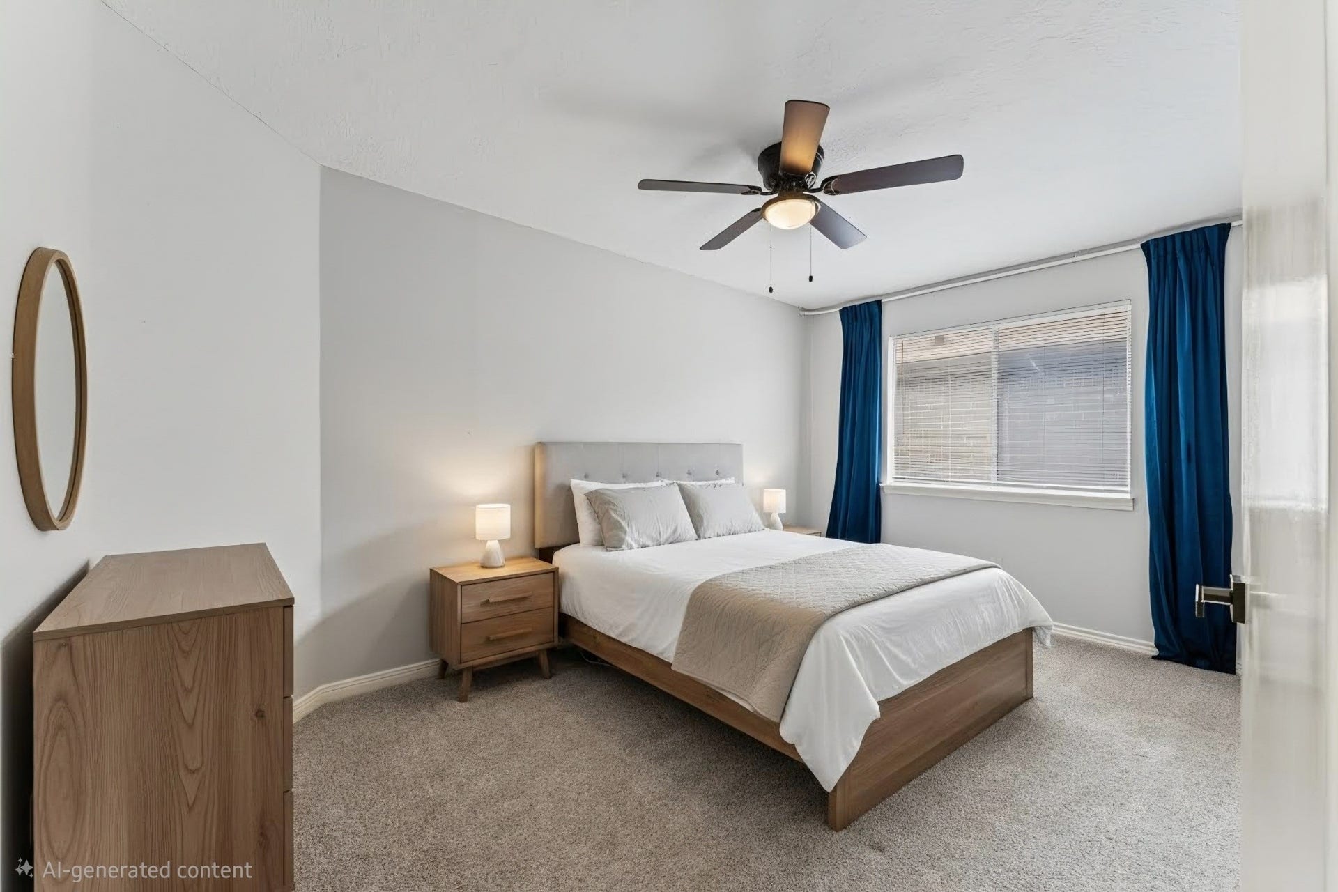 7810 Poitiers Drive, Houston, TX 77071 2nd bedroom near the secondary full bath. Be sure to view the floorplan in the photos.