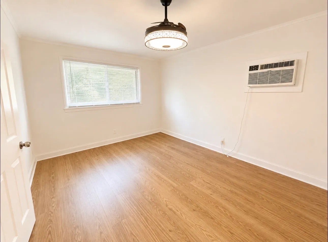 5526 Stonewall Street, #C, Houston, TX 77020 Window units in bedroom and living area. Ceiling fans in both rooms. Remember all bills are included in this rental.