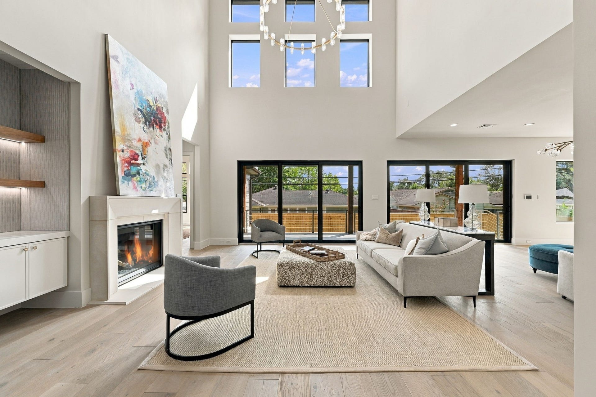 3015 Stanton Street, Houston, TX 77025 Living. 1st floor.