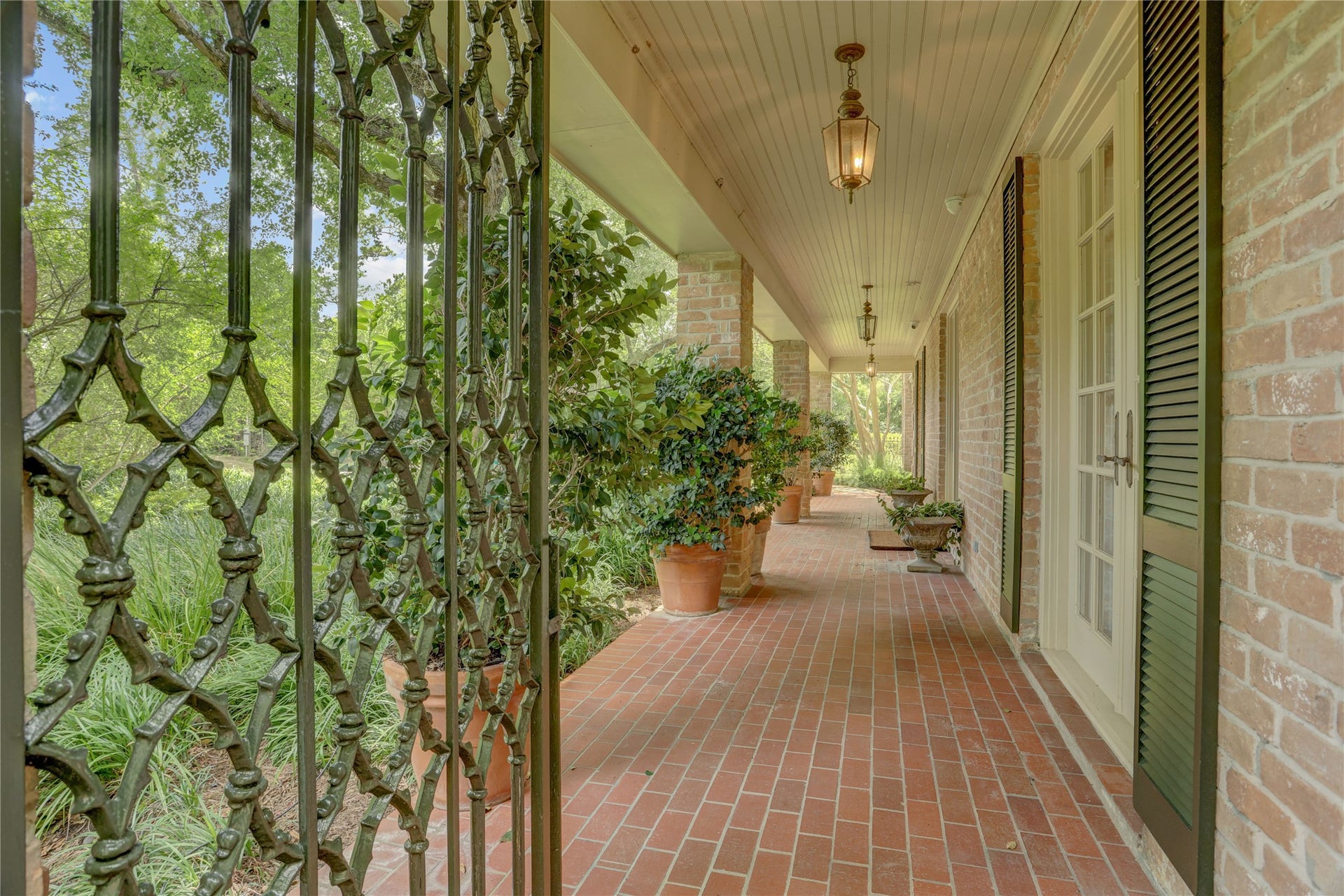The front walkway