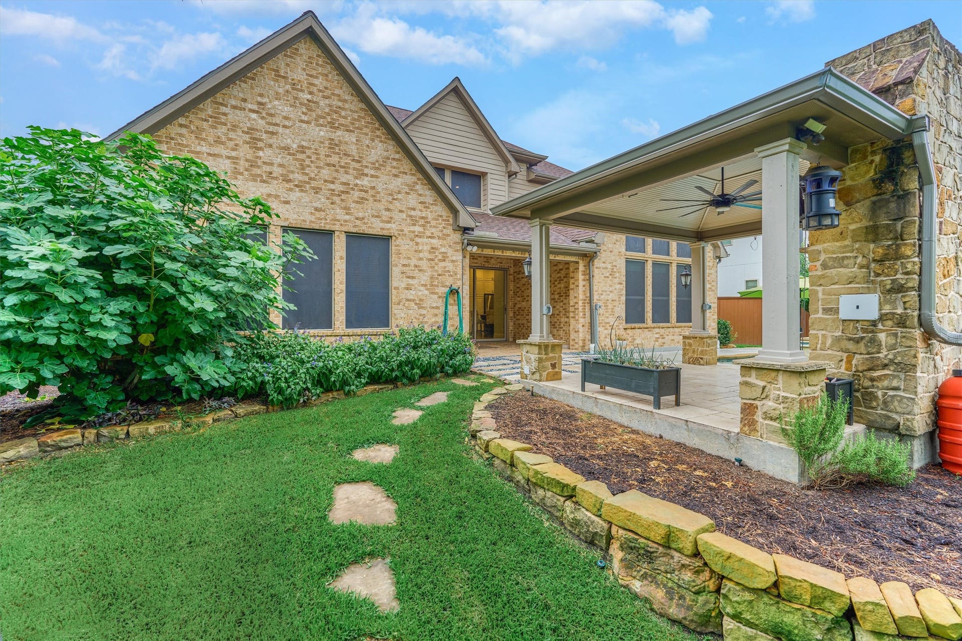 6 Canopy Green Drive, Tomball, TX 77375 rainwater collection system for easy cost effective garden watering