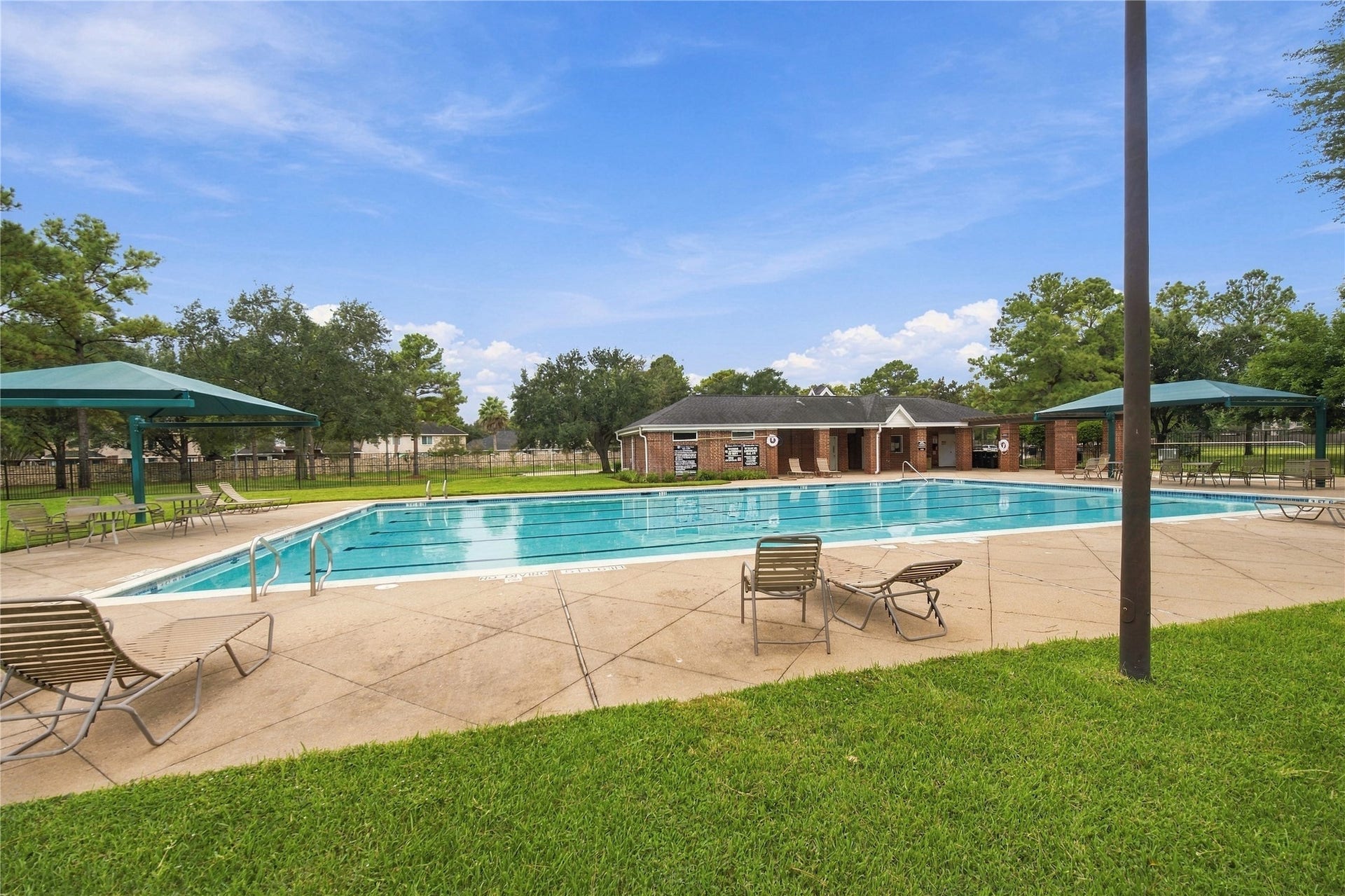 23706 Indian Hills Way, Katy, TX 77494 Residents enjoy a beautiful community pool, perfect for relaxing on warm Texas days.
