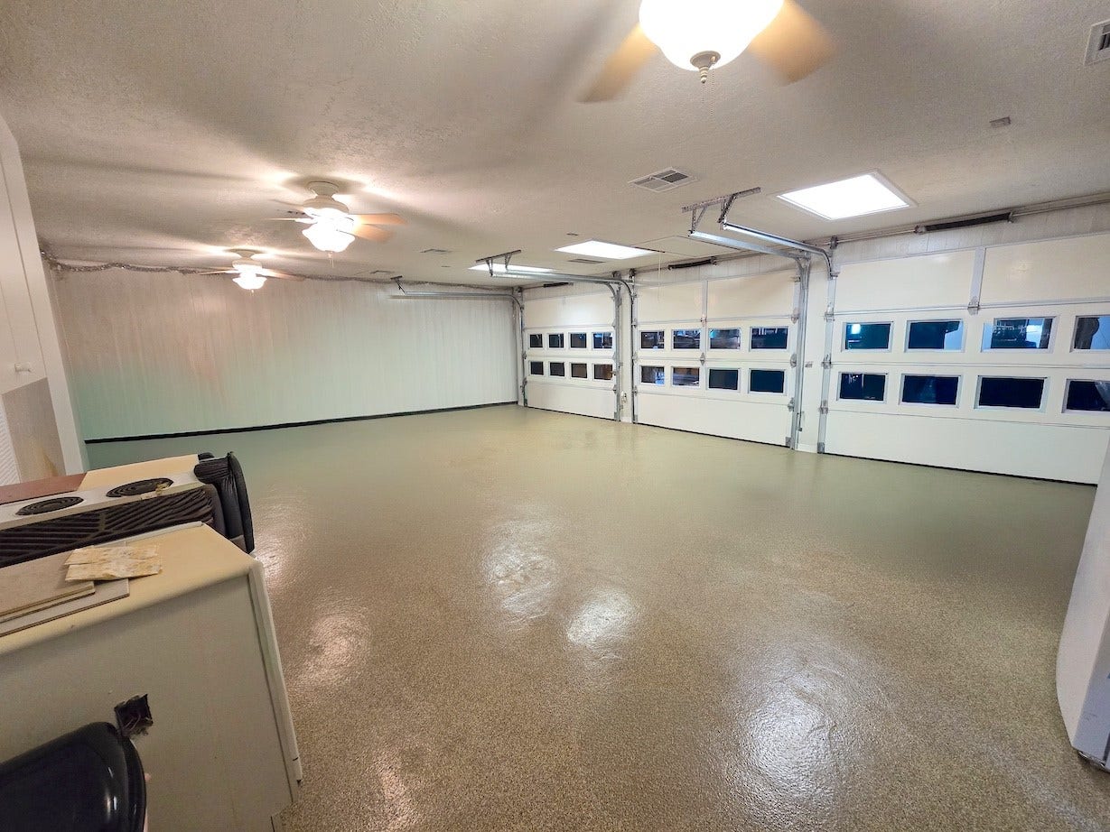 18926 Wildrose Lane, Tomball, TX 77377 This is the climate controlled back half of the garage (3-car)!
