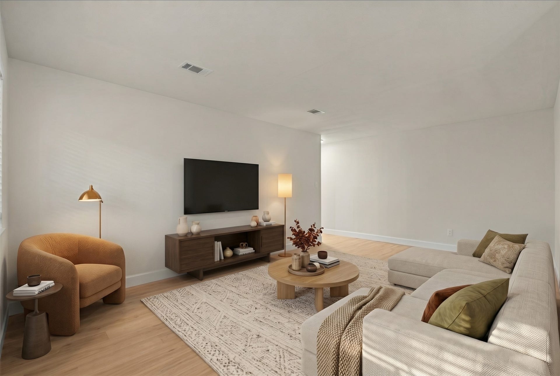 Generous living space designed for comfortable everyday relaxation.
