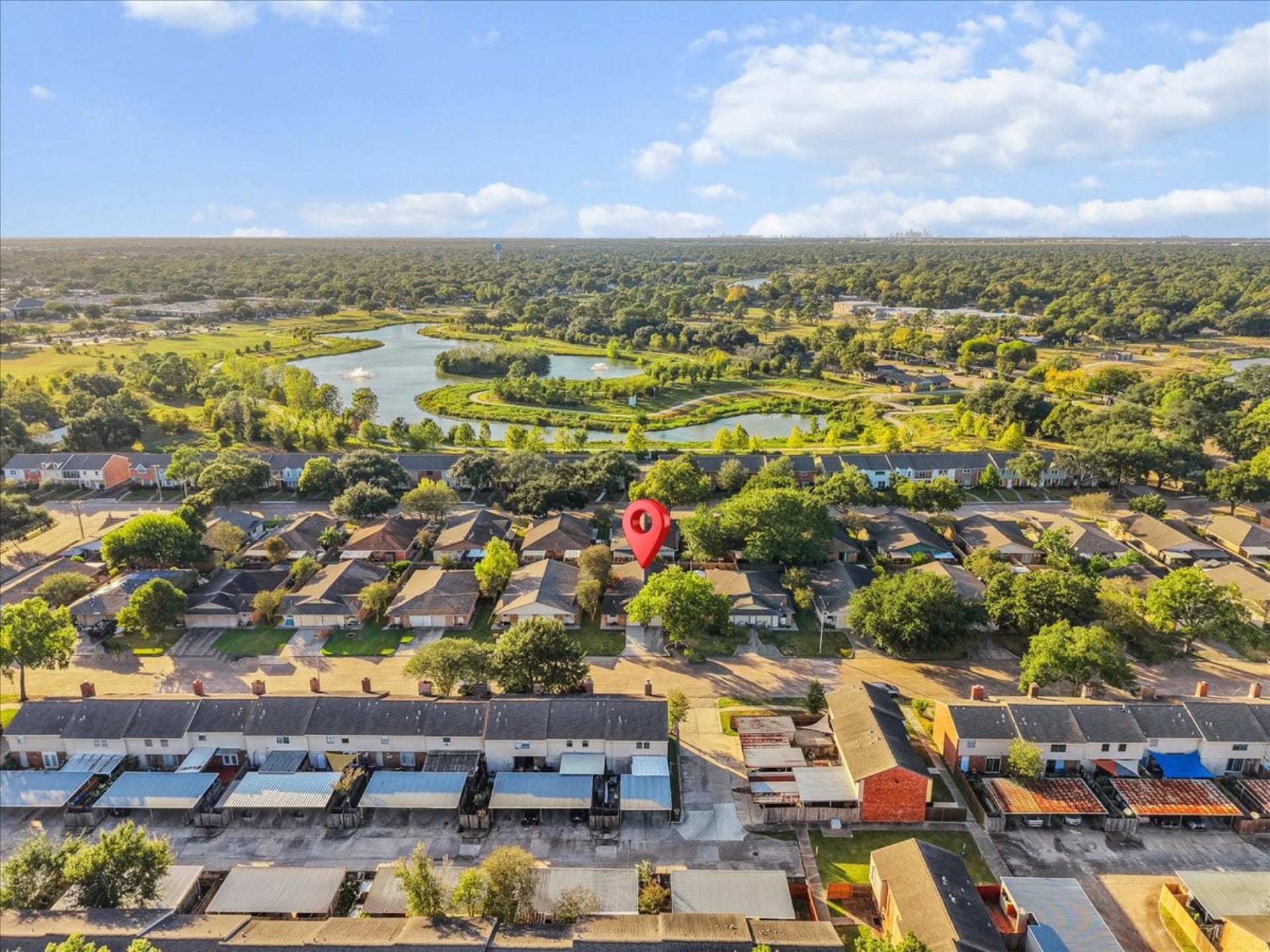 Prime Clear Lake location nestled in an established neighborhood.