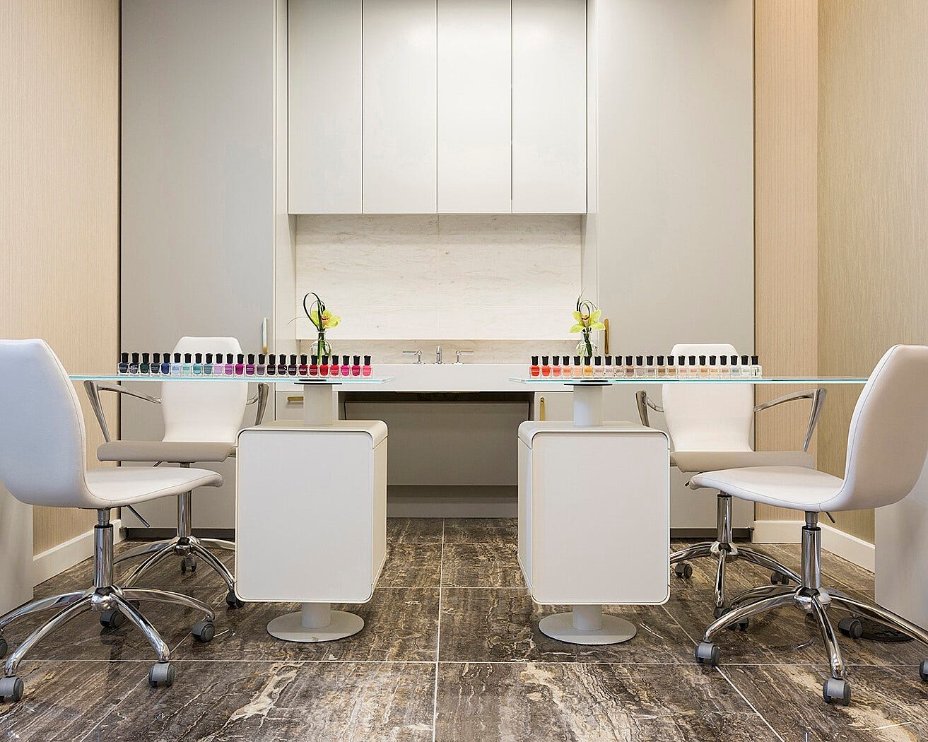 1111 Caroline Street, #2601, Houston, TX 77010 Nail salon adds manicure and pedicure services within the hotel. Dedicated treatment area expands the personal care options available on the property.