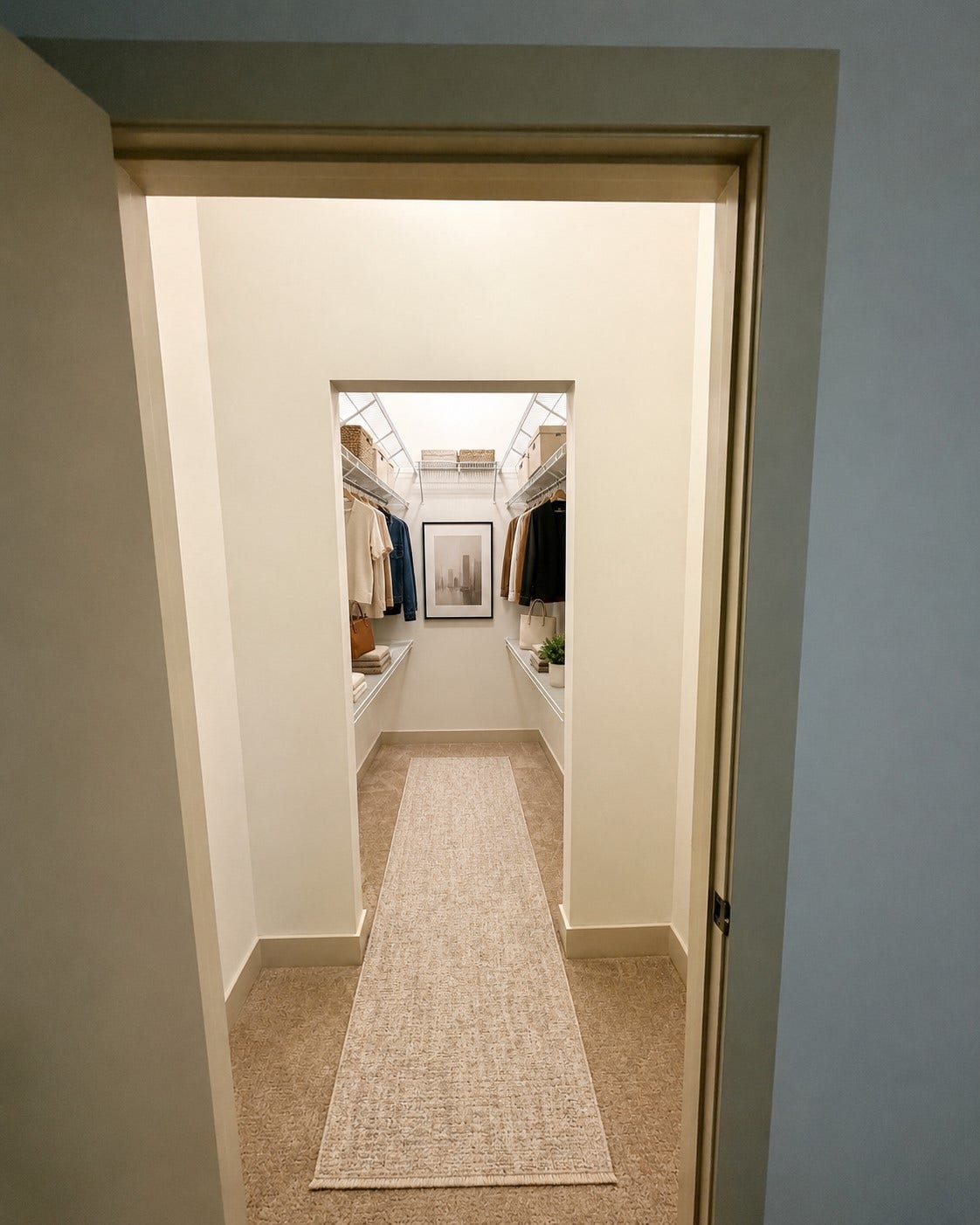 4899 Montrose Boulevard, #1009, Houston, TX 77006 Walk-in closet with plenty of shelves for storage