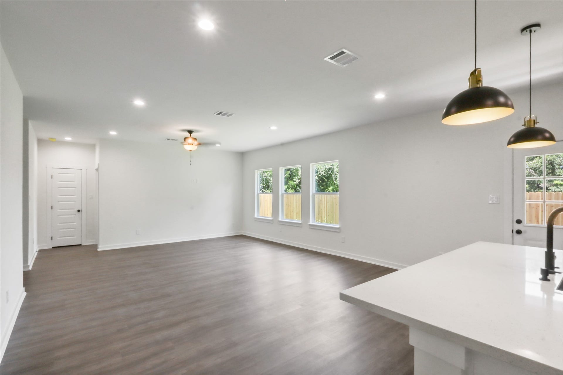5815 Woodrow Street, Texas City, TX 77591 View of living Area form Kitchen