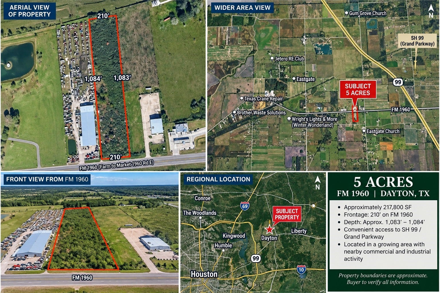 0 FM 1960, Dayton, TX 77535 0 FM 1960, Dayton, TX 77535