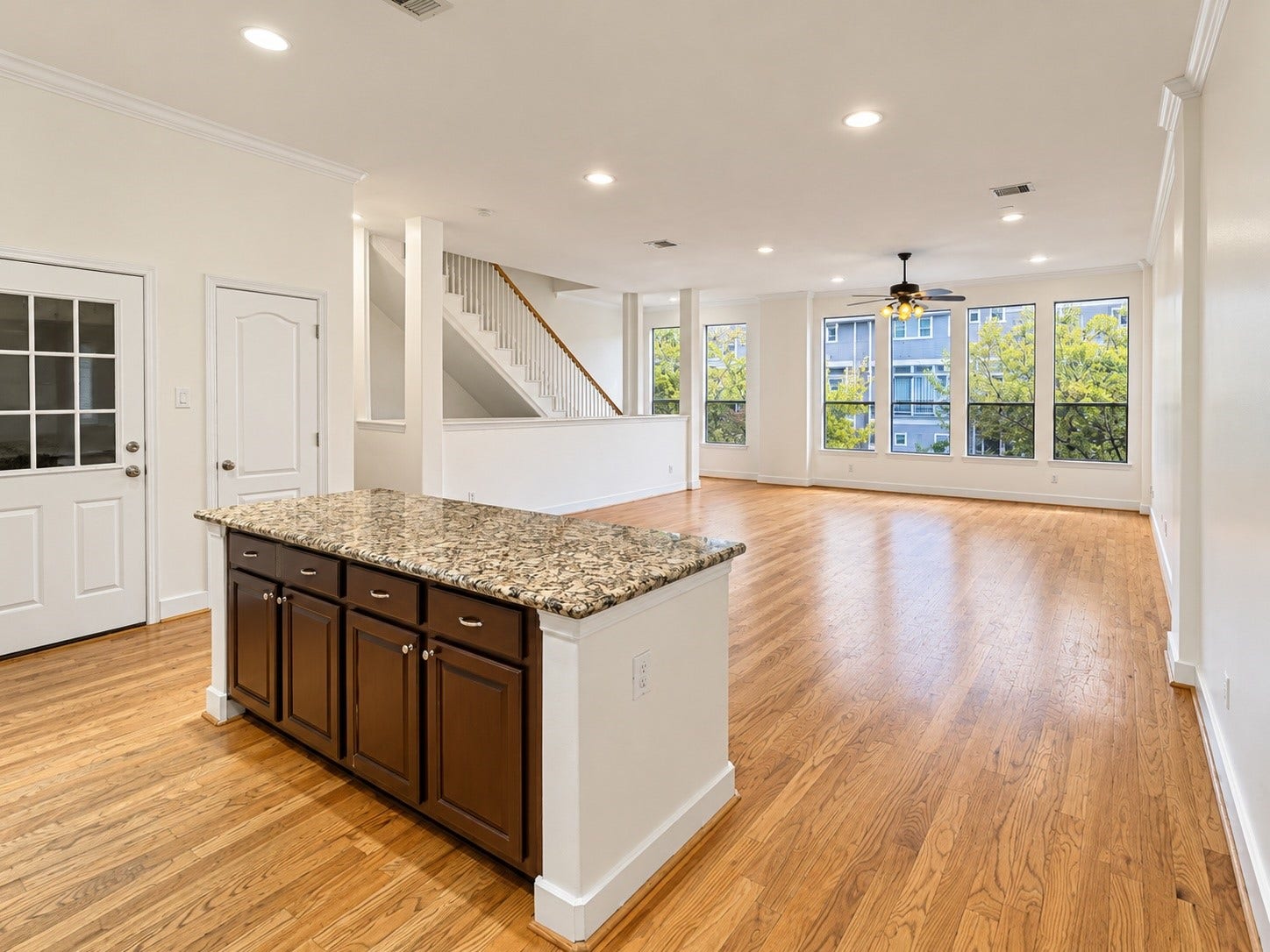 2118 Holman Street, Houston, TX 77004 Plenty of natural light from the living room/kitchen combo.