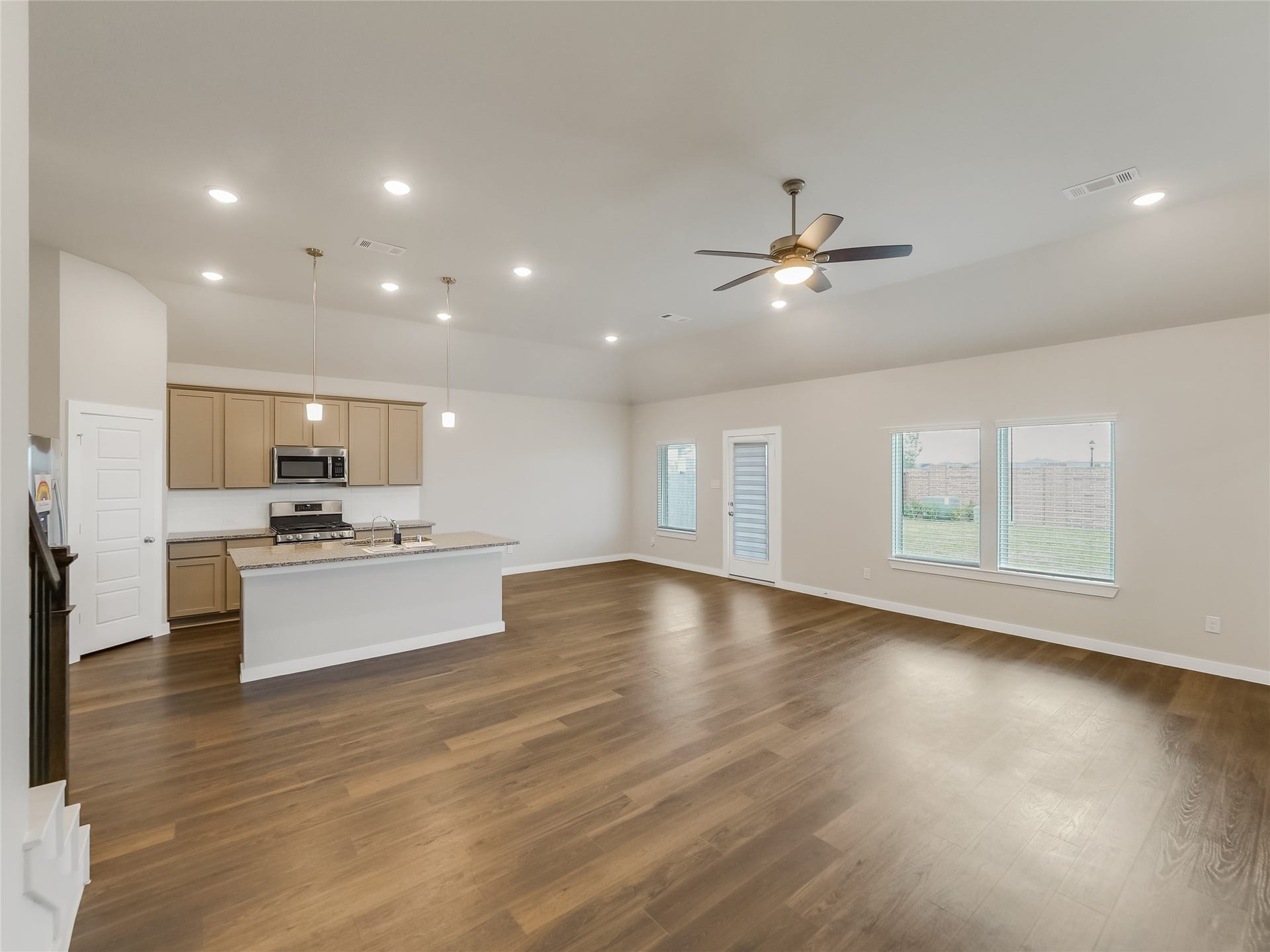 8634 Jetty Glen Drive, Cypress, TX 77493 Open Living to Kitchen and breakfast nook