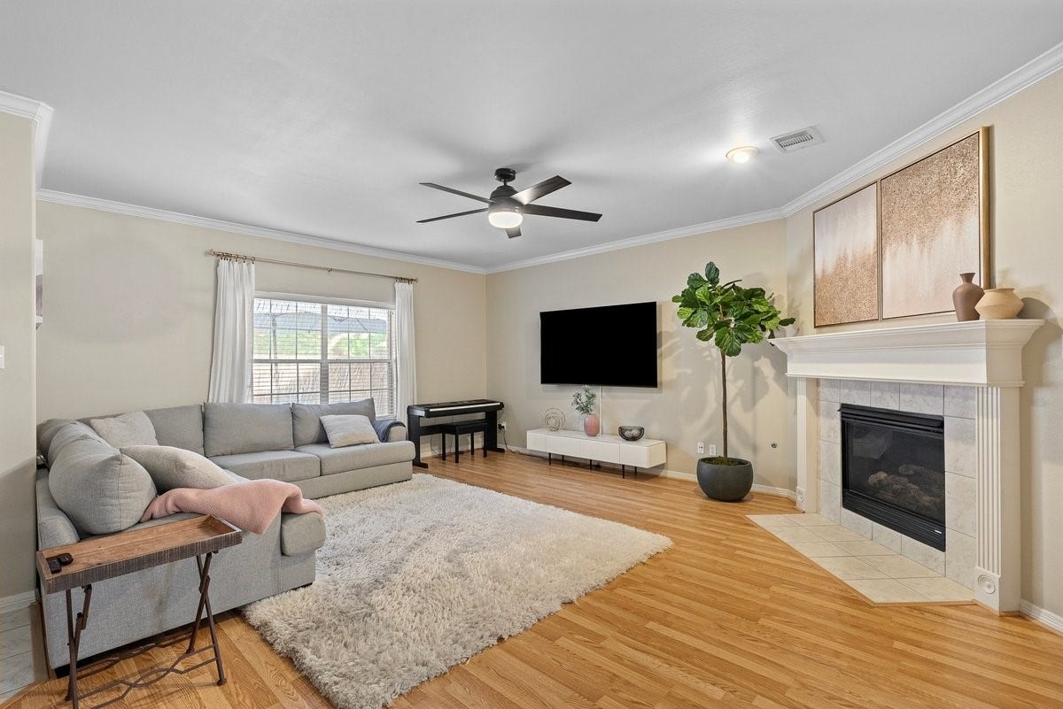 Make memories as you gather by the fireplace and enjoy a cozy evening at home!