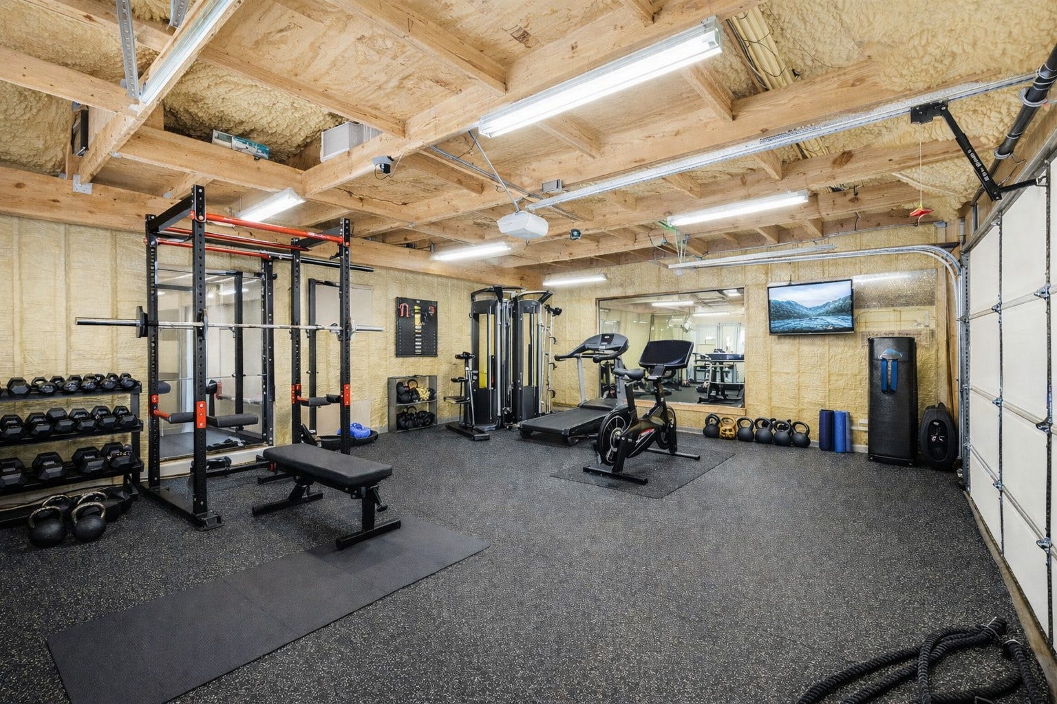 9007 Avebury Stone Circle, Missouri City, TX 77459 Heres what your garage space could look like as a home gymvirtually staged to showcase its exceptional versatility. This space can easily accommodate a full workout setup, home office, or more. The possibilities are endless. But that's not all.............