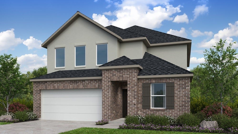 9619 Akashi Run Drive, Cypress, TX 77433 Walnut Rendering