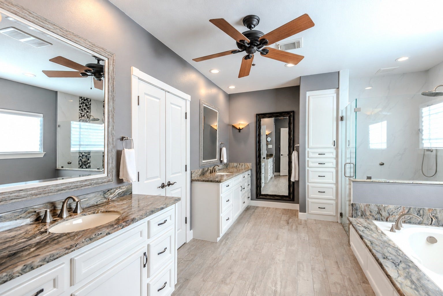 2 of 2 primary bathrooms