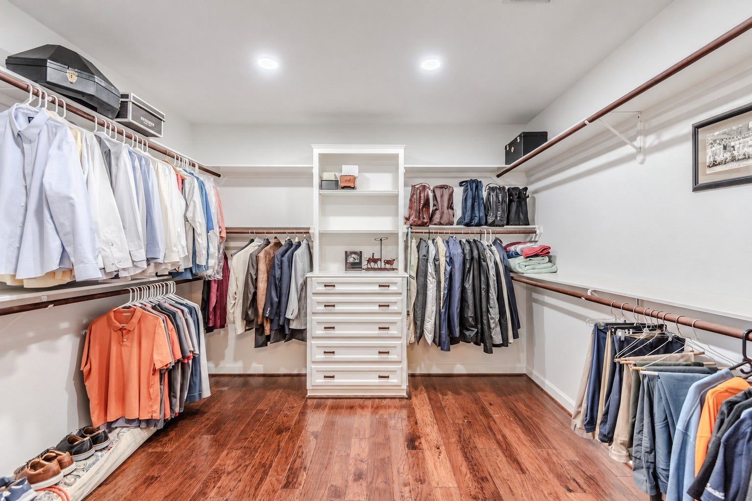 1 of 2 primary closets - large walk-in