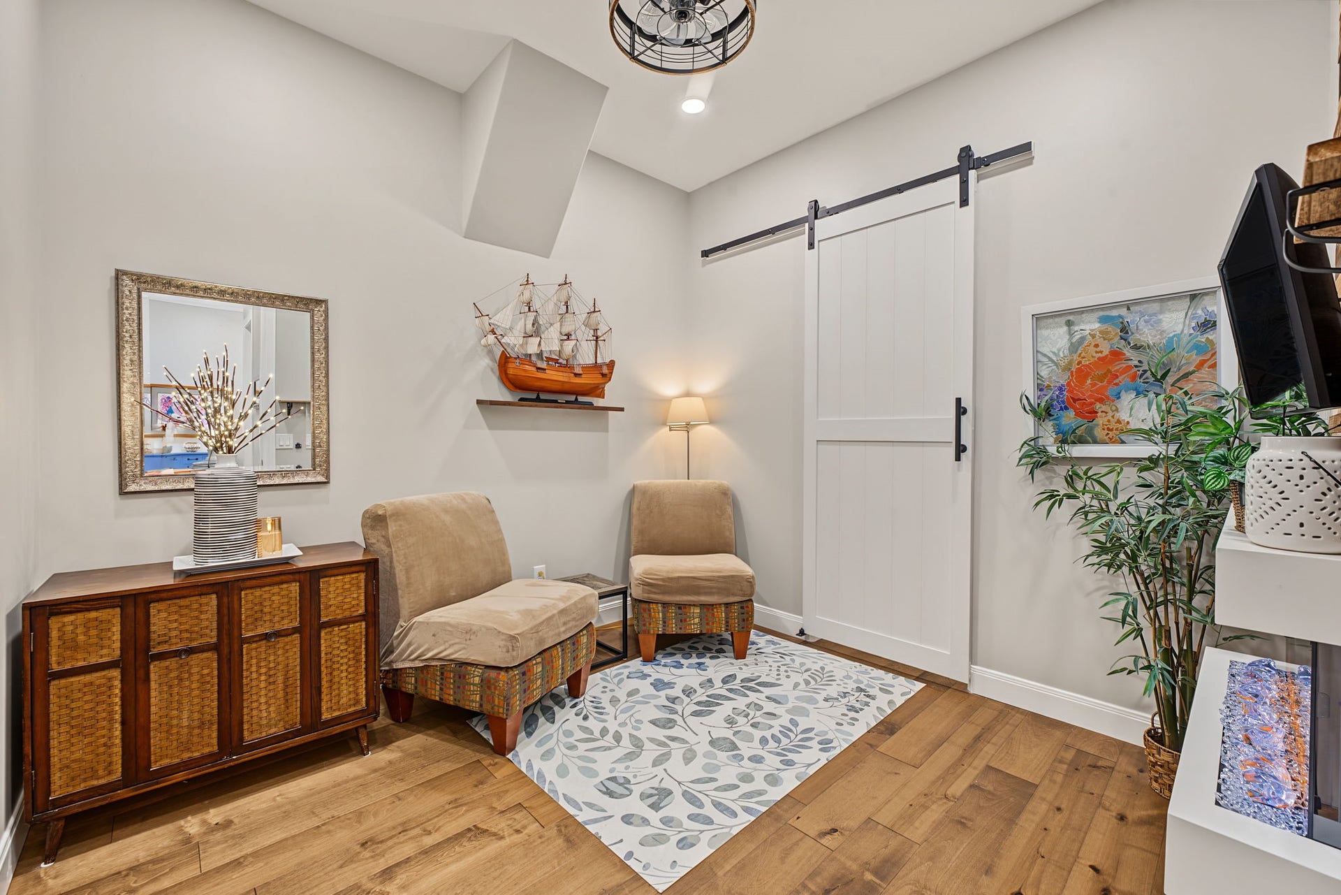 229 Percheron Drive, Spring, TX 77382 Bonus flex room added in 2026! There is a closet behind the barn door as well.