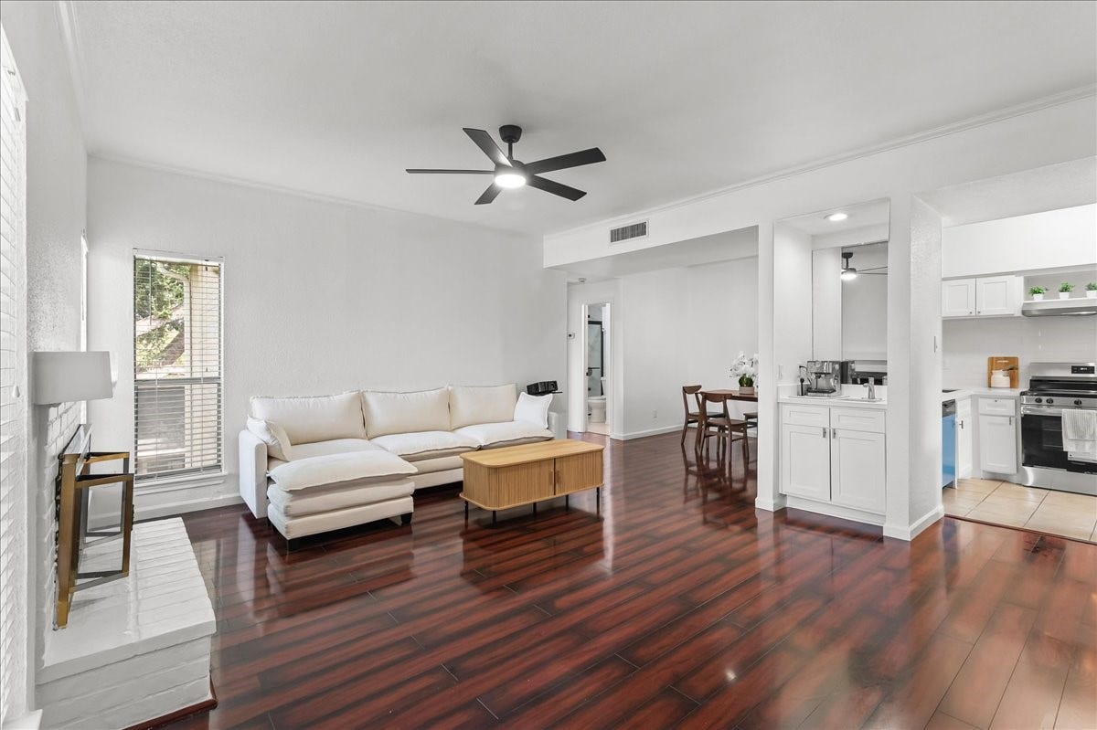 Open concept living space
