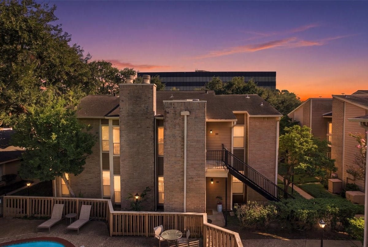Two bedroom two bath condo unit on the second floor.