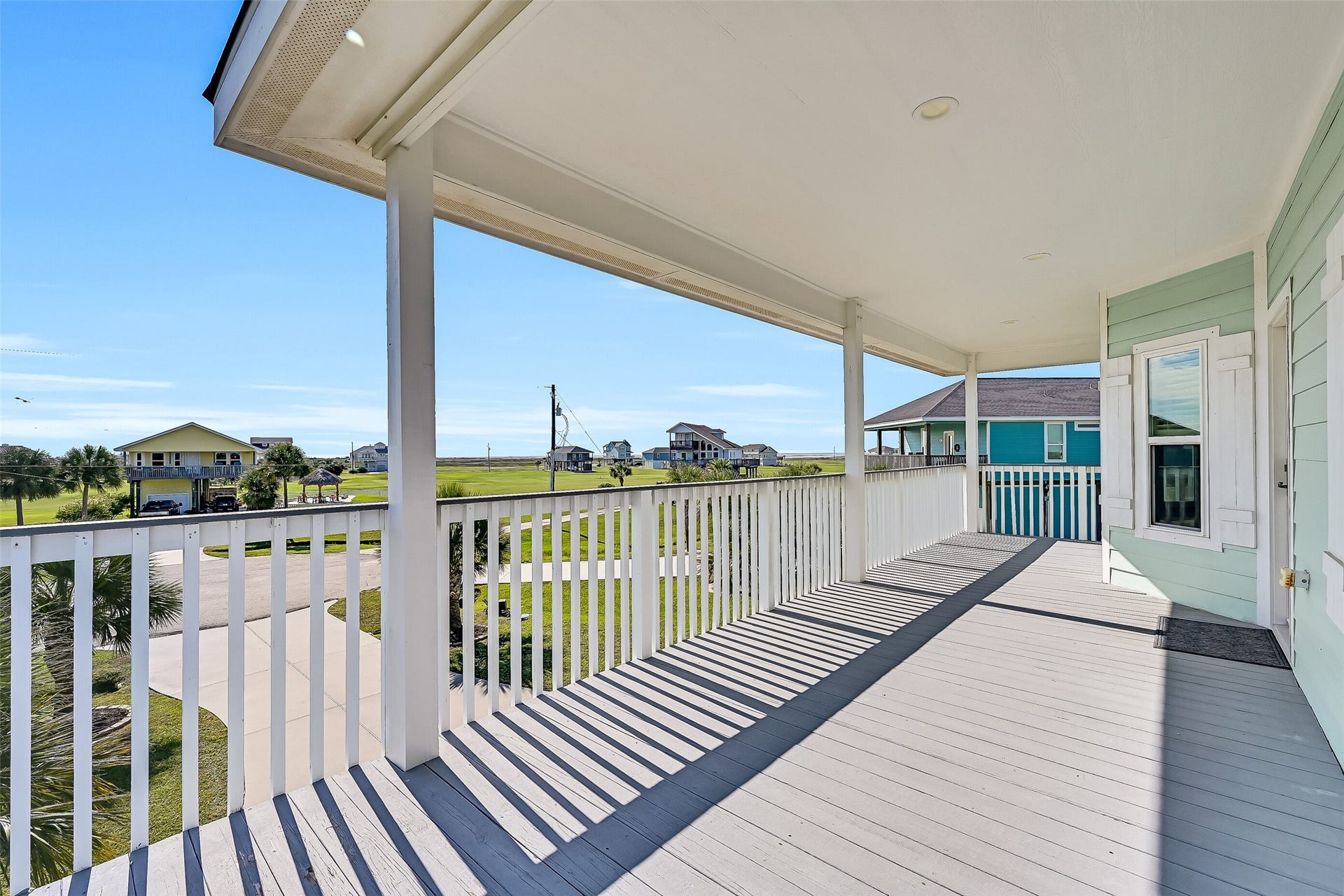 3911 Warrior Court, Galveston, TX 77554 As you make your way upstairs, youll step out onto a spacious southwest-facing deck, perfect for enjoying the views and coastal breeze.