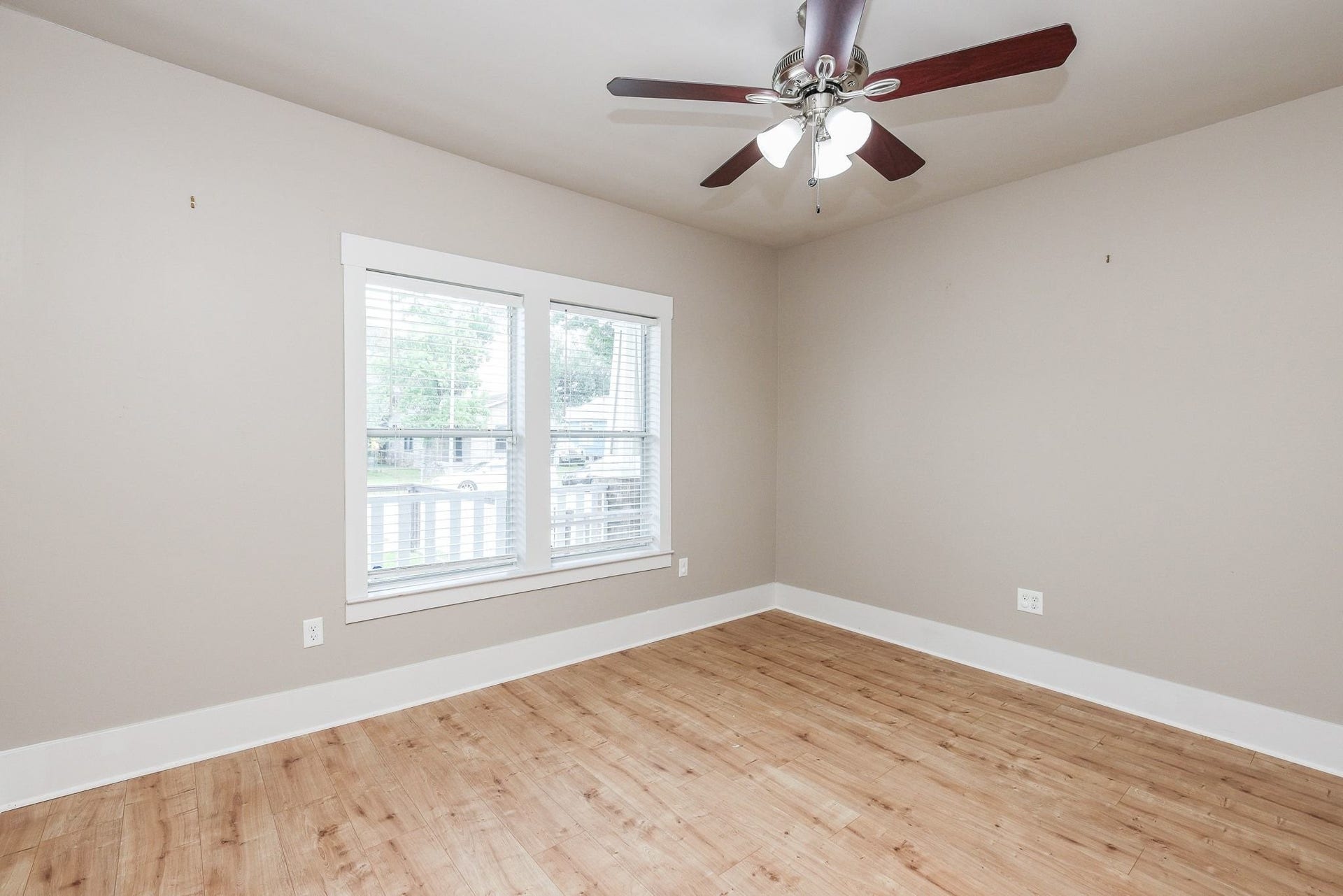 1307 Walton Street, Houston, TX 77009 Bedroom two faces charming front porch.