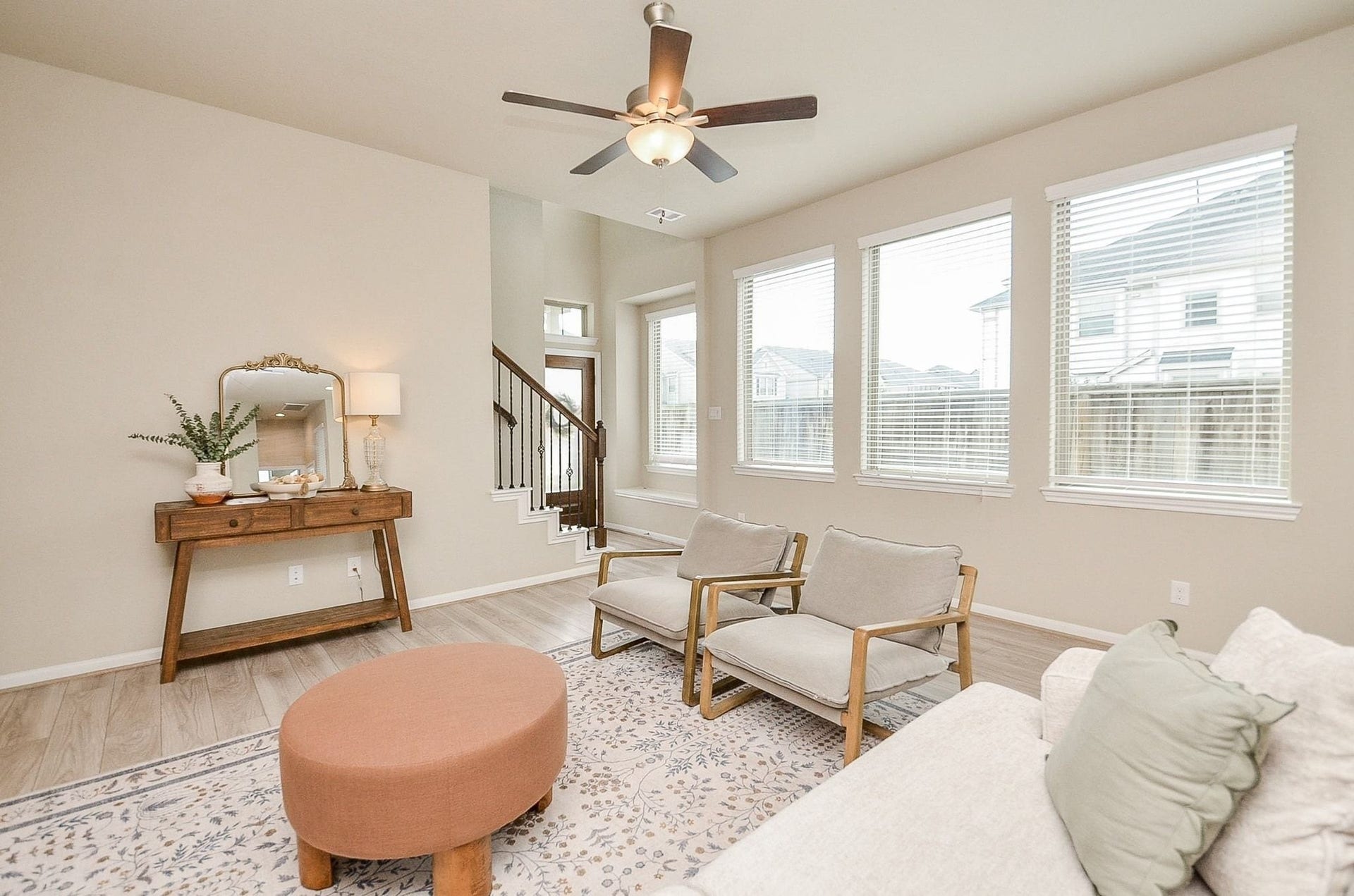 5146 Prairie Terrace Lane, Fulshear, TX 77441 Beautiful windows add an open and airy feel to the home