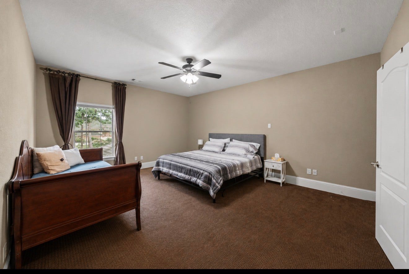 4426 Silver Jade Drive, Spring, TX 77386 Designed with hospitality in mind. The upper level features three expansive secondary bedrooms, offering absolute privacy and refined accommodations for family or visiting guests.