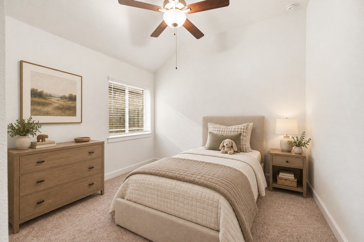 18203 Burnett Willow Lane, Cypress, TX 77433 Bedroom 3- Virtually Staged