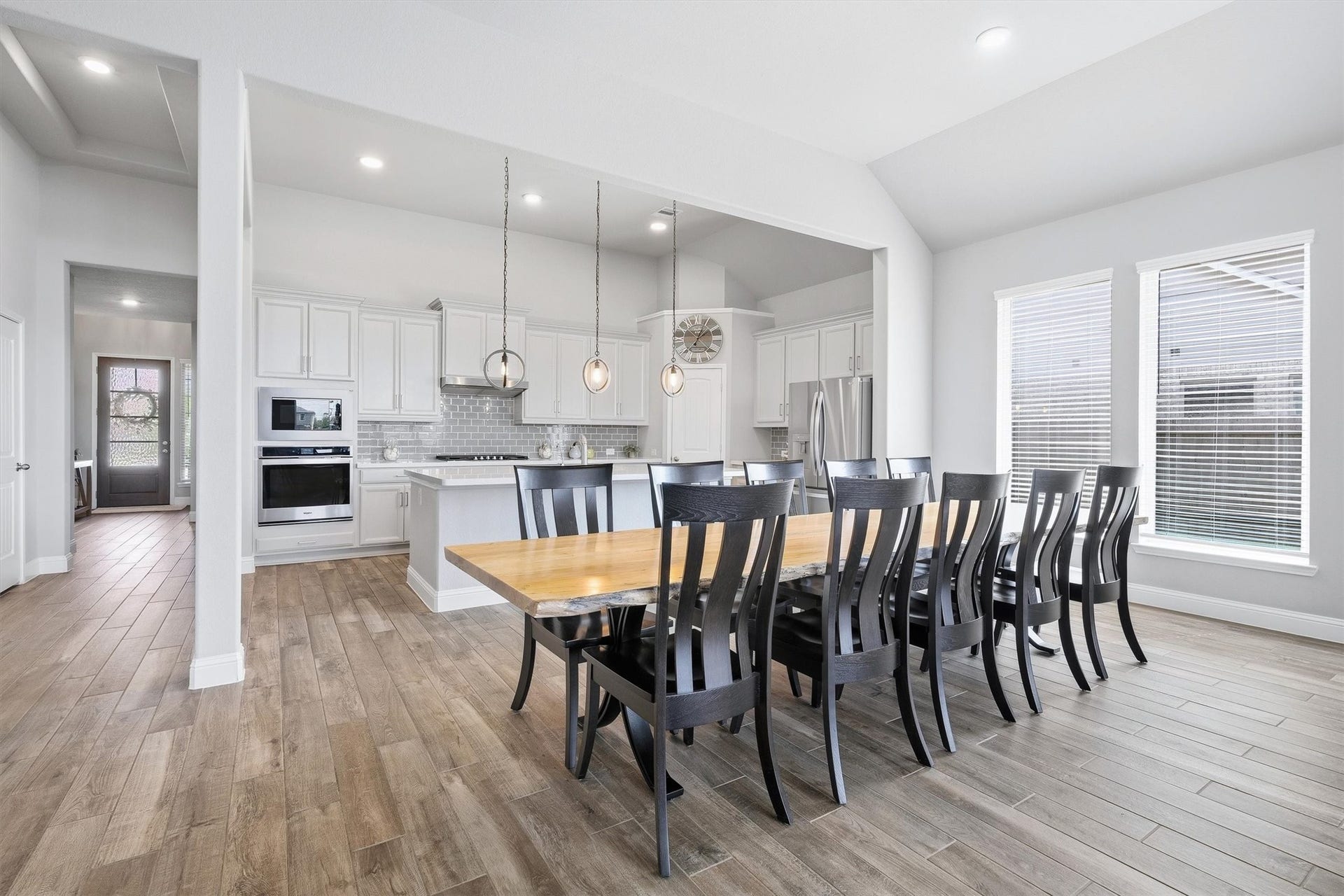 9034 Japonica Drive, Rosenberg, TX 77469 Soaring vaulted ceilings, wall-to-wall natural light, and an open kitchen flow...Whats the first meal youre serving here?