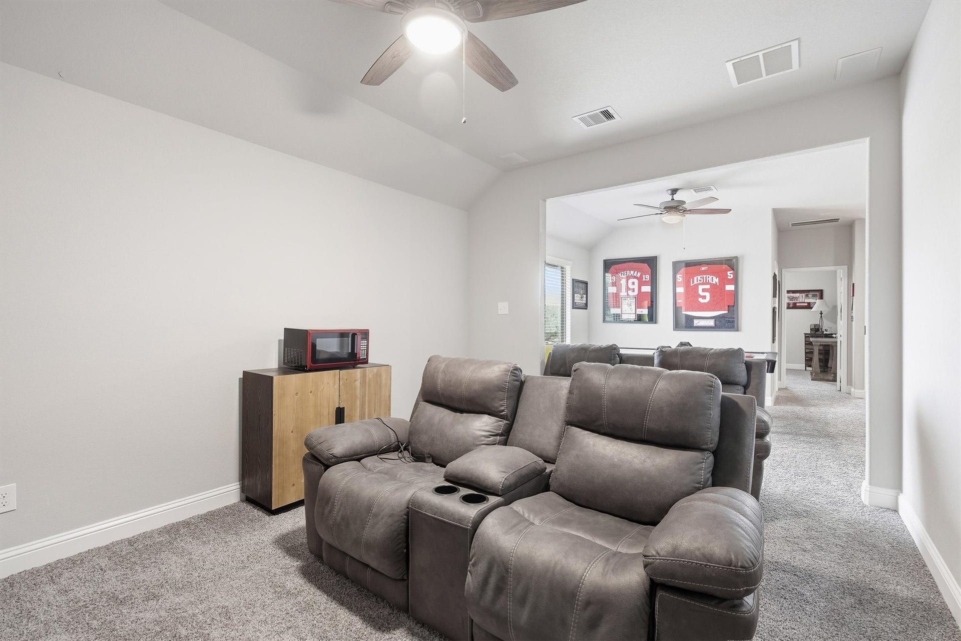 9034 Japonica Drive, Rosenberg, TX 77469 Front-row seats are secured. Whats the first movie or show youre queuing up in a setup like this?