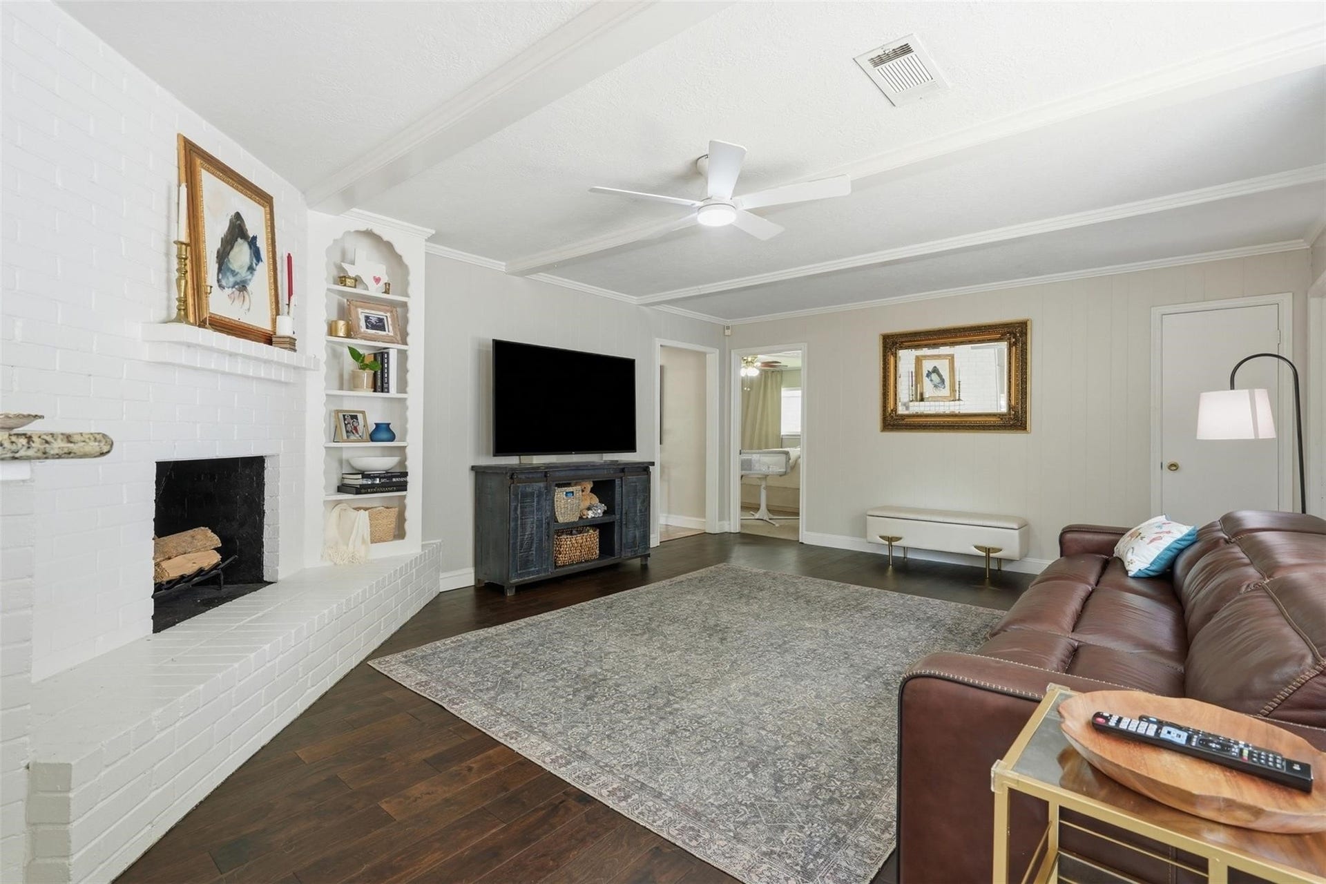 12919 Westhorpe Drive, Houston, TX 77077 Just off the main living space, you will find the primary suite, along with a private en-suite bath.