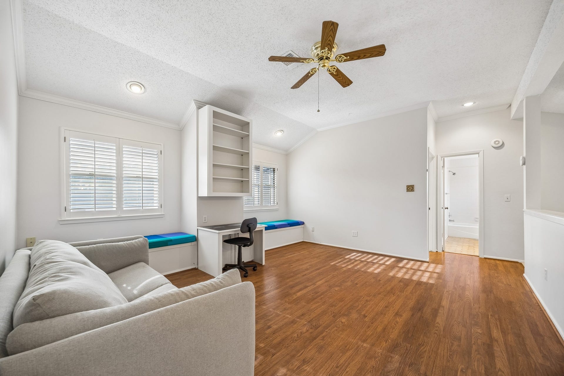 3902 Crystal Falls Drive, Missouri City, TX 77459 Versatile game room perfect for entertaining, media, or play space.