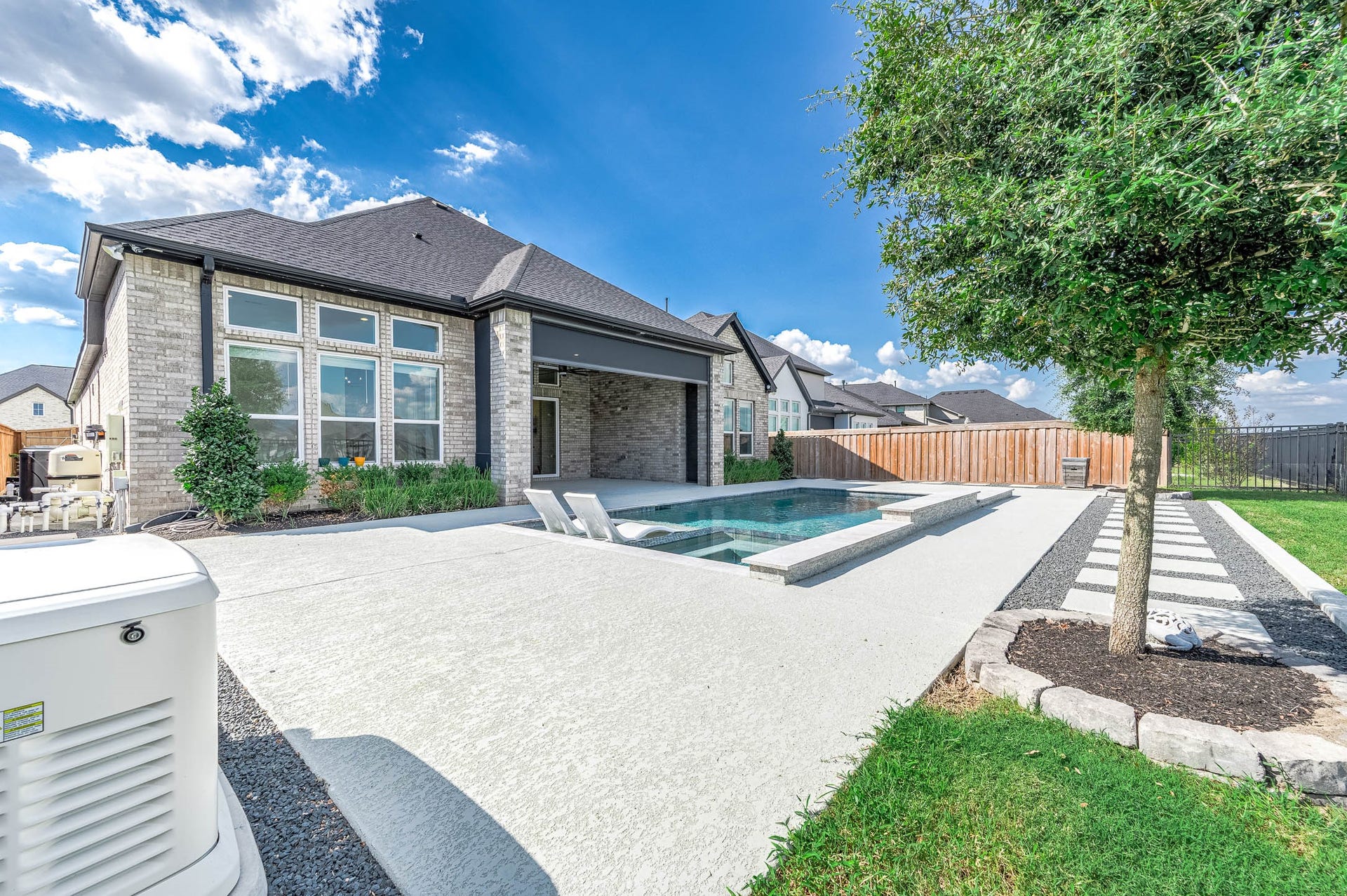 13802 Arroyo Grande Drive, Cypress, TX 77433 Beautiful outdoor retreat with an expansive patio and private pool.