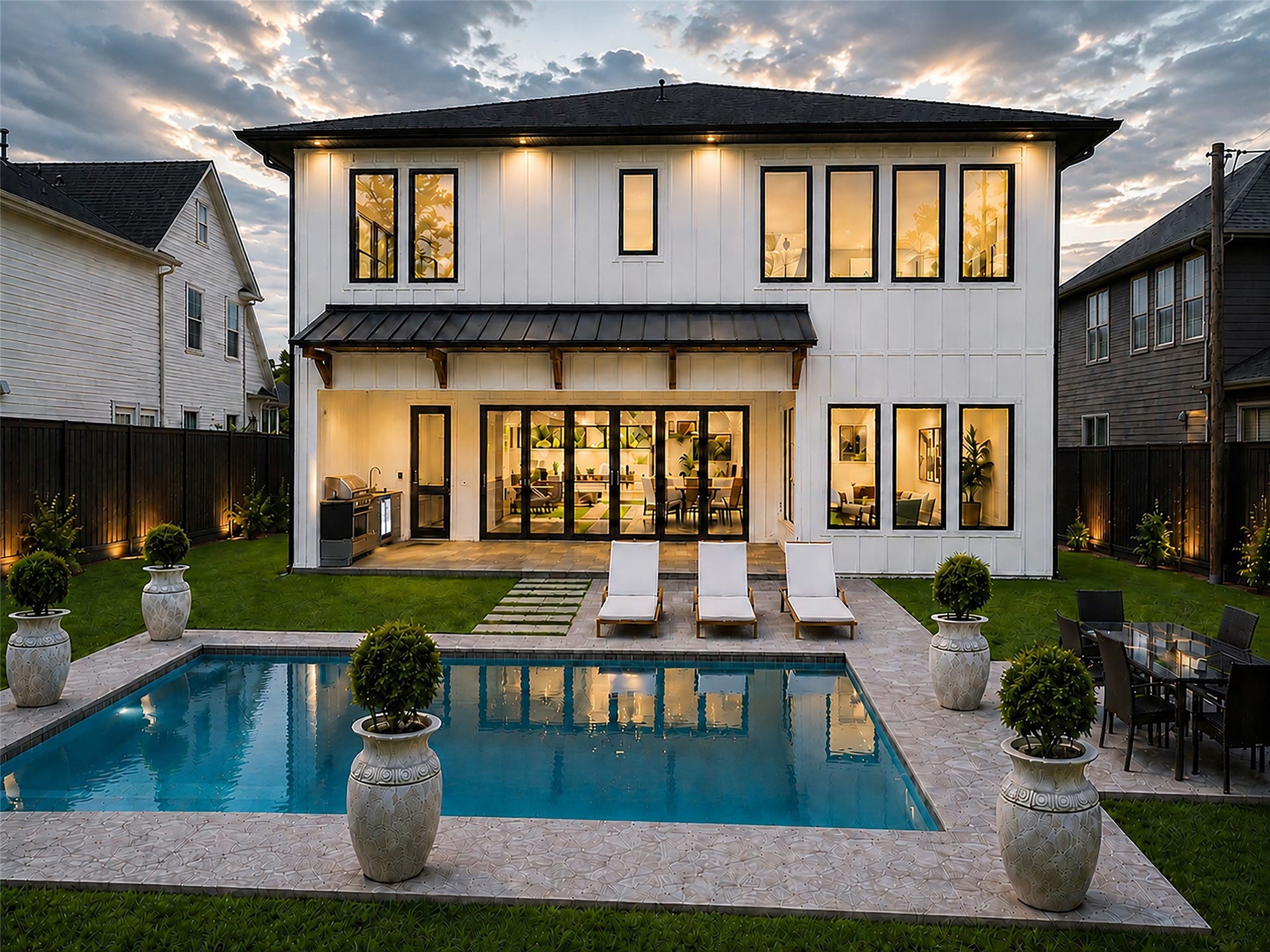 934 W 43rd Street, Houston, TX 77018 Rendering of possible future pool placement (pool is not included)