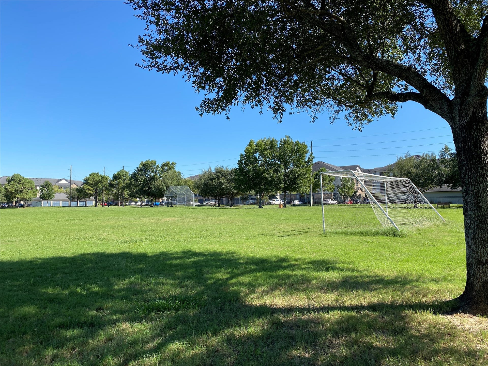 Outdoor recreation is a highlight of life in Shadow Creek Ranch! The community offers expansive grassy sports fields with soccer goals, mature shade trees & plenty of open space for organized activities or casual play. An excellent complement to the neighborhood's pools, parks, playgrounds & walking trails.