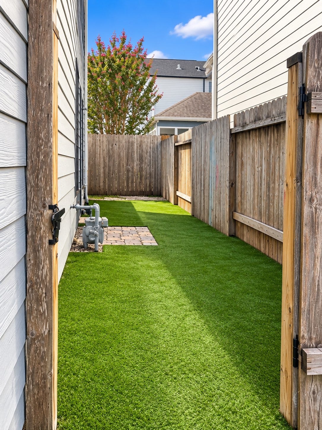 1154 W 10th Street, Houston, TX 77008 Back Yard - Turf